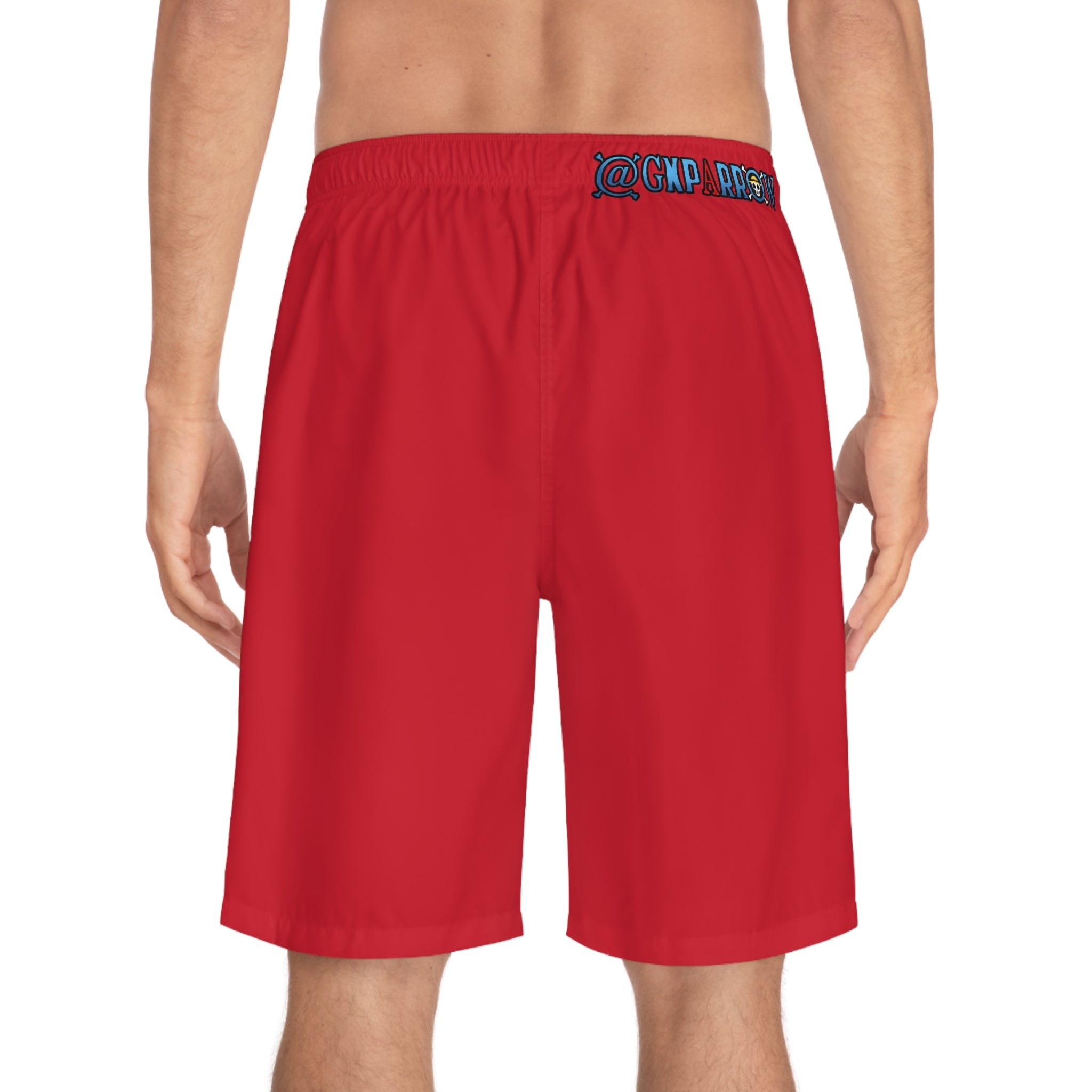 GNP STRAW HATS   Red Graffiti Board Shorts