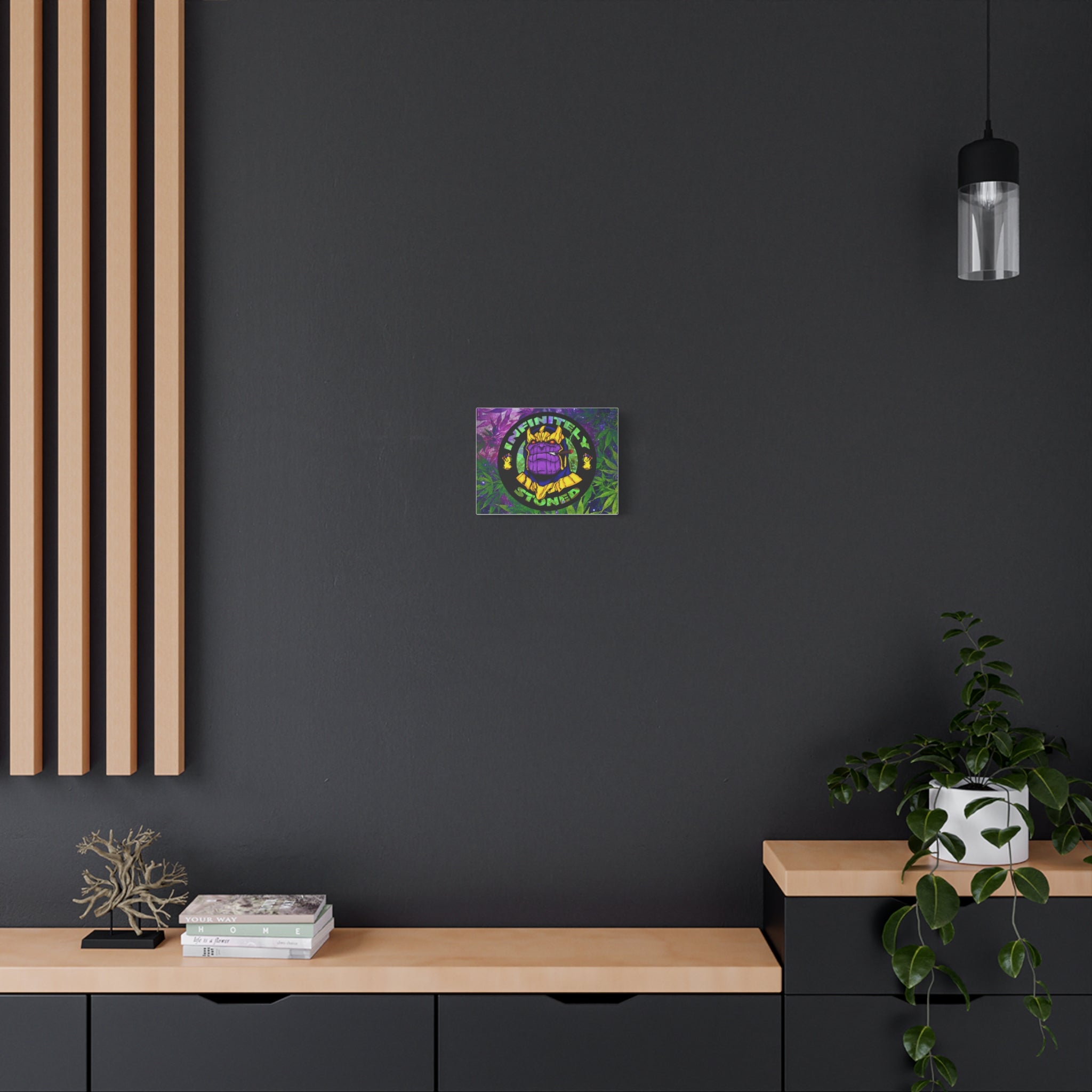 Infinitely Stoned Canvas Wall Art — Stretched Matte Marijuana Pop Art