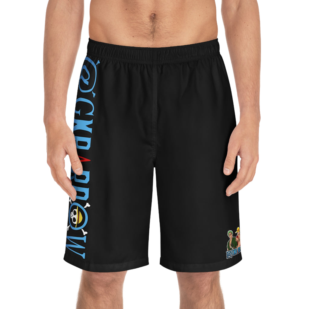 GNP STRAW HATS   black Graffiti Board Shorts
