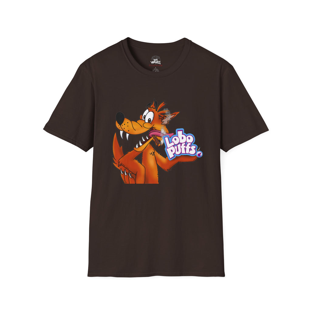 Lobo Puffs Cereal Logo Tee