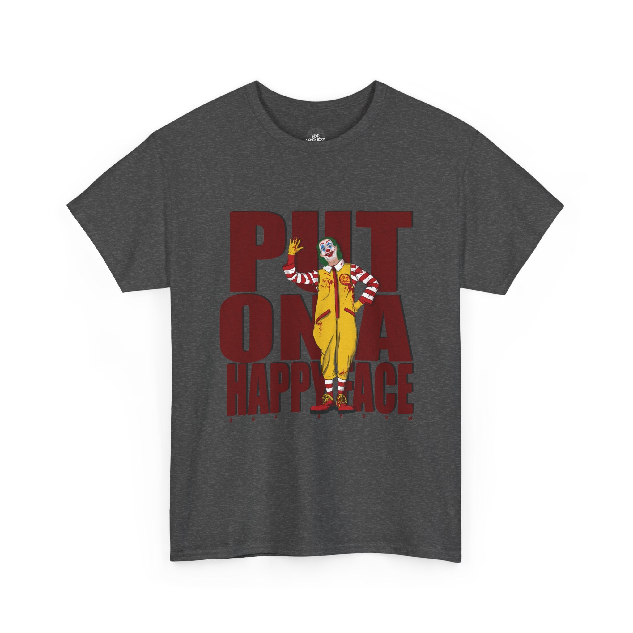 PUT ON A HAPPY FACE LOGO TEE