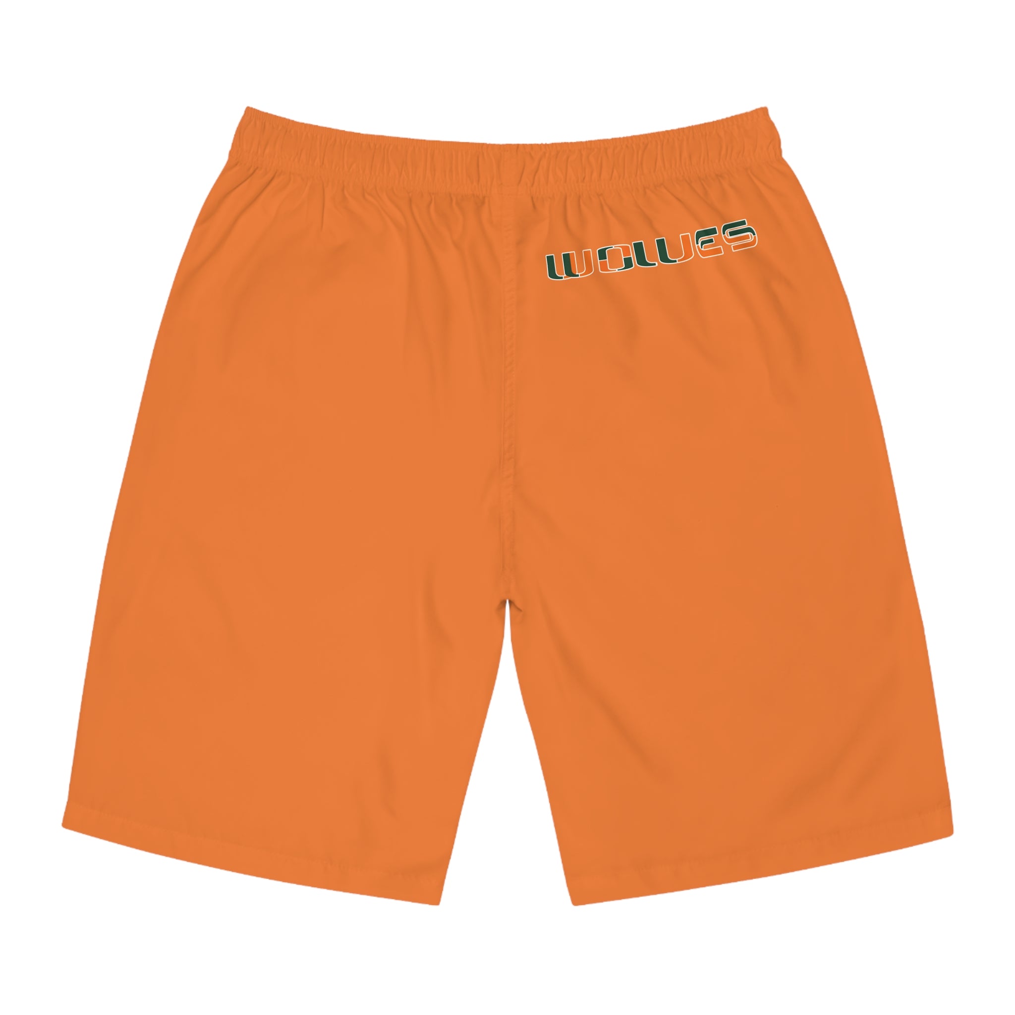miami Wolves the U logo  orange shorts