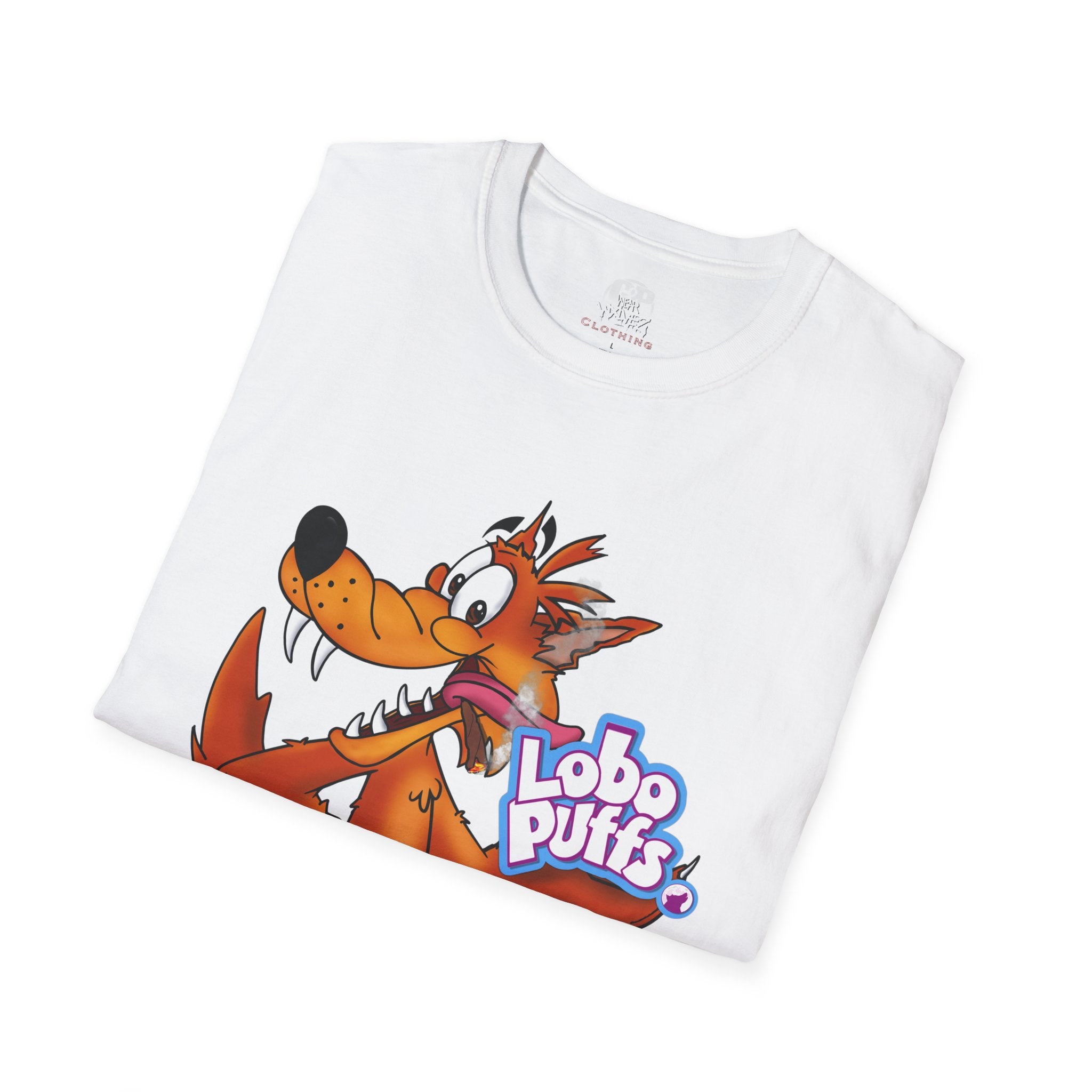Lobo Puffs Cereal Logo Tee