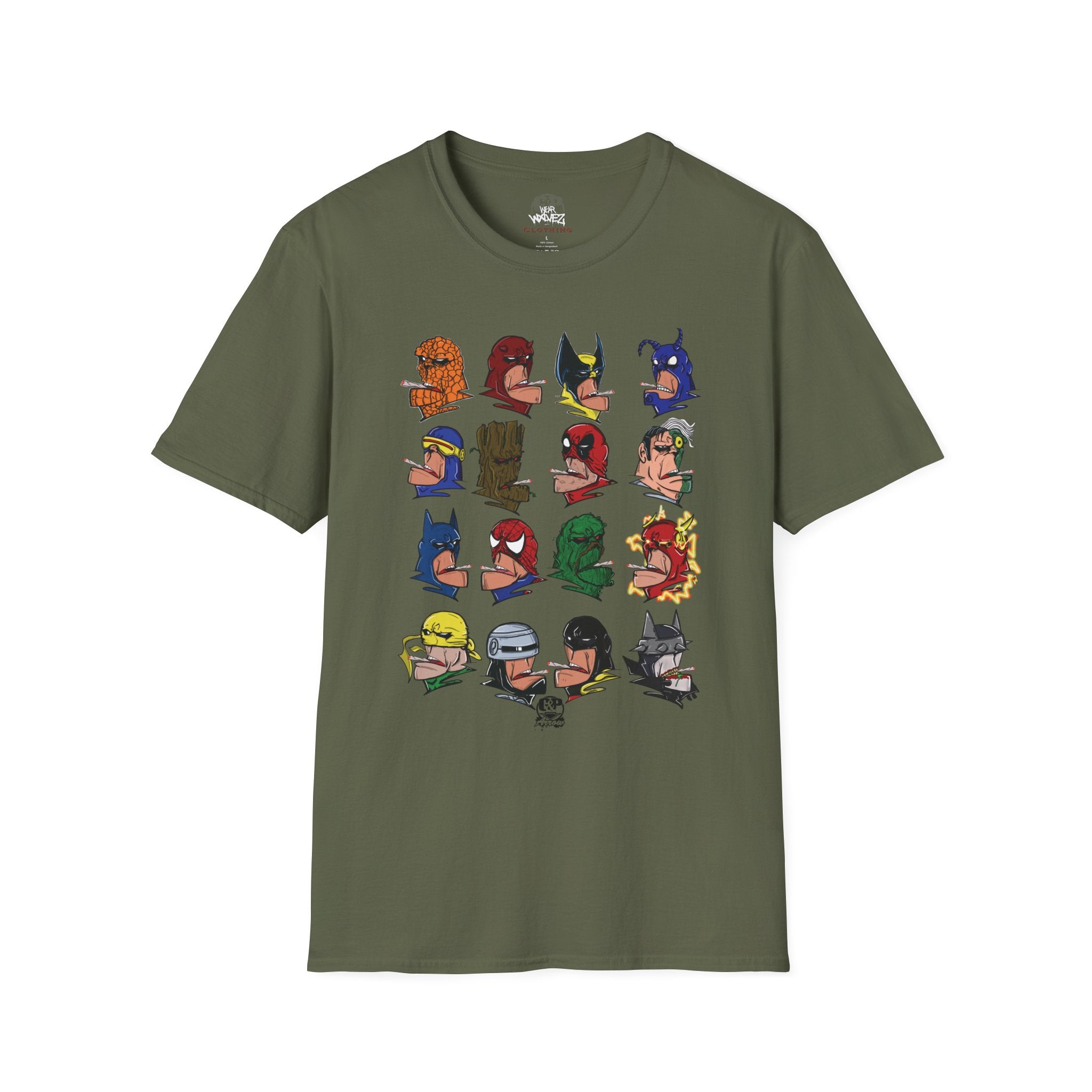 Superhero pothead Graphic T-Shirt