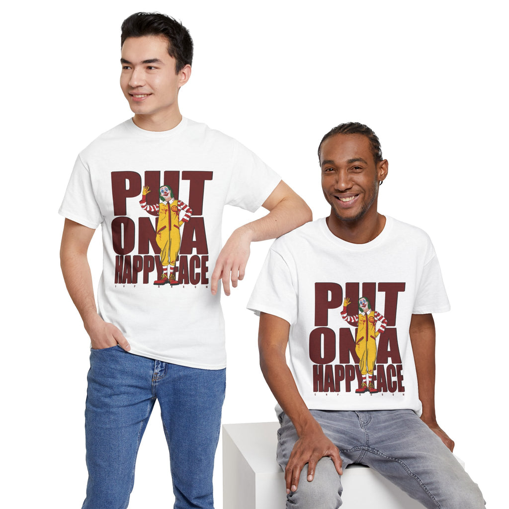 PUT ON A HAPPY FACE LOGO TEE