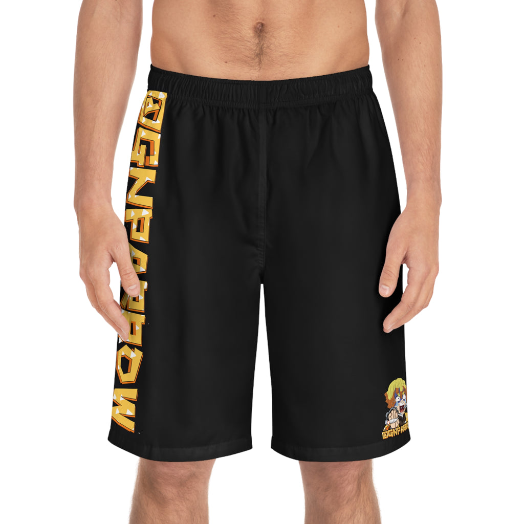 ZENITSU BLUNT SLAYER black Graffiti Board Shorts
