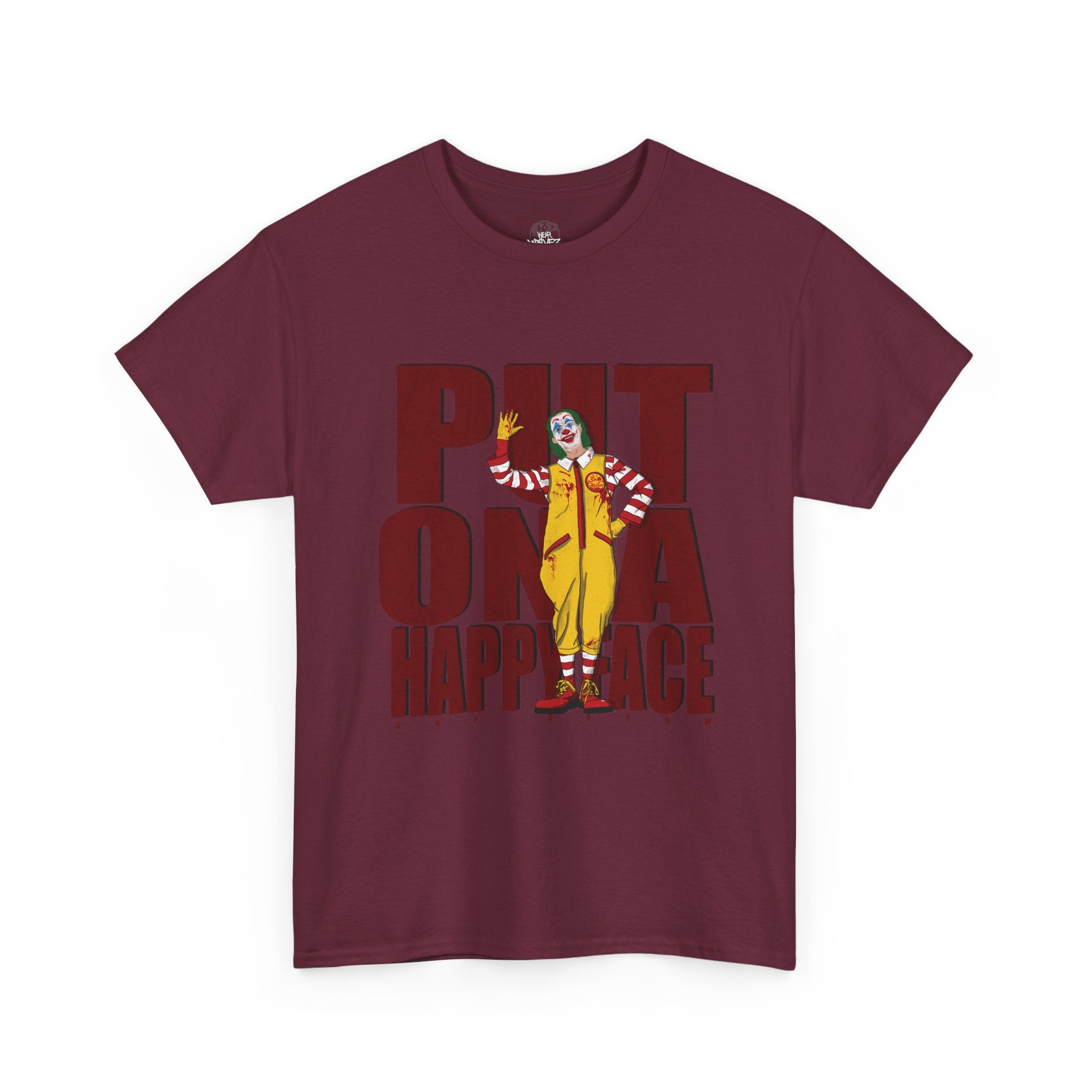 PUT ON A HAPPY FACE LOGO TEE
