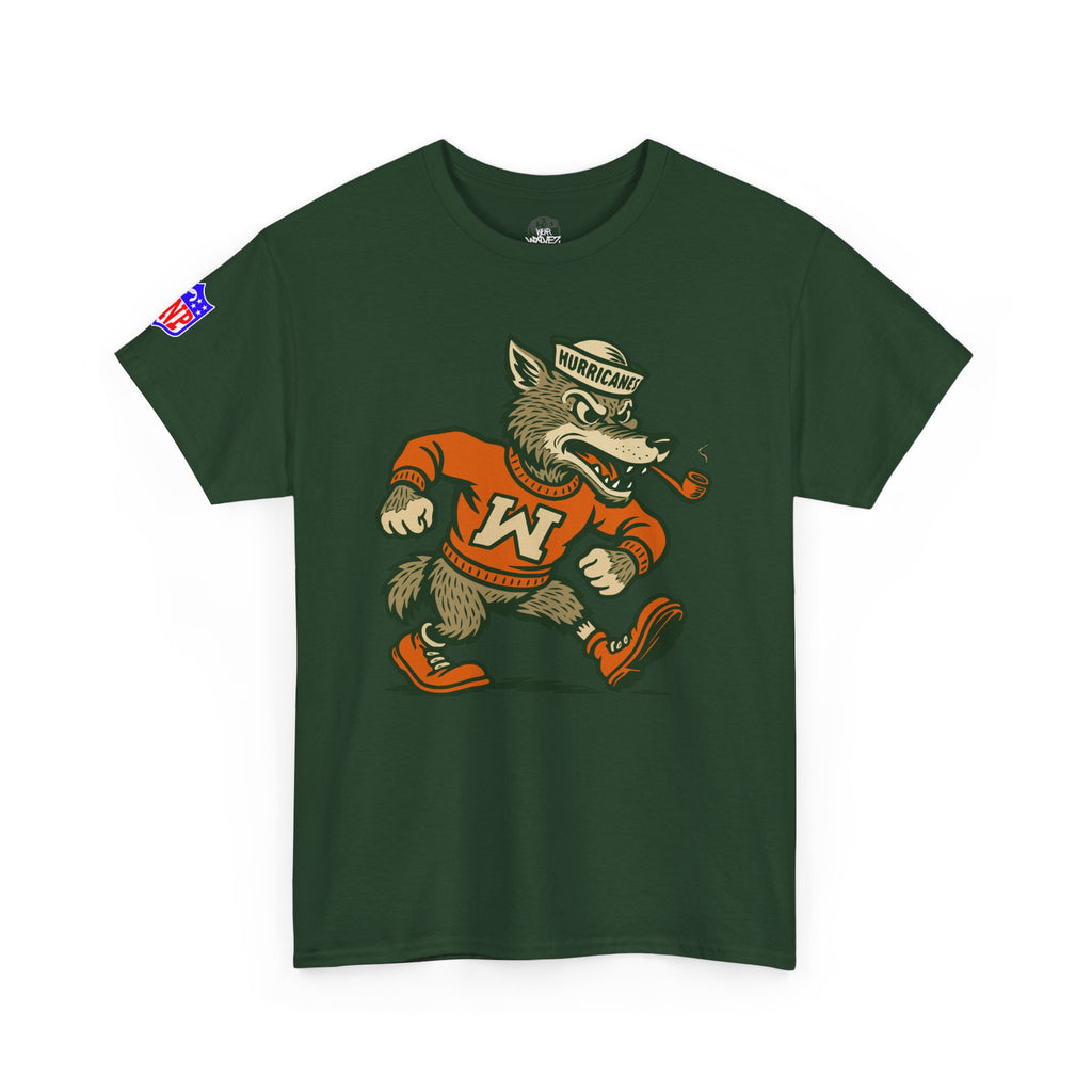 Miami Wolves mascot logo  T‑Shirt