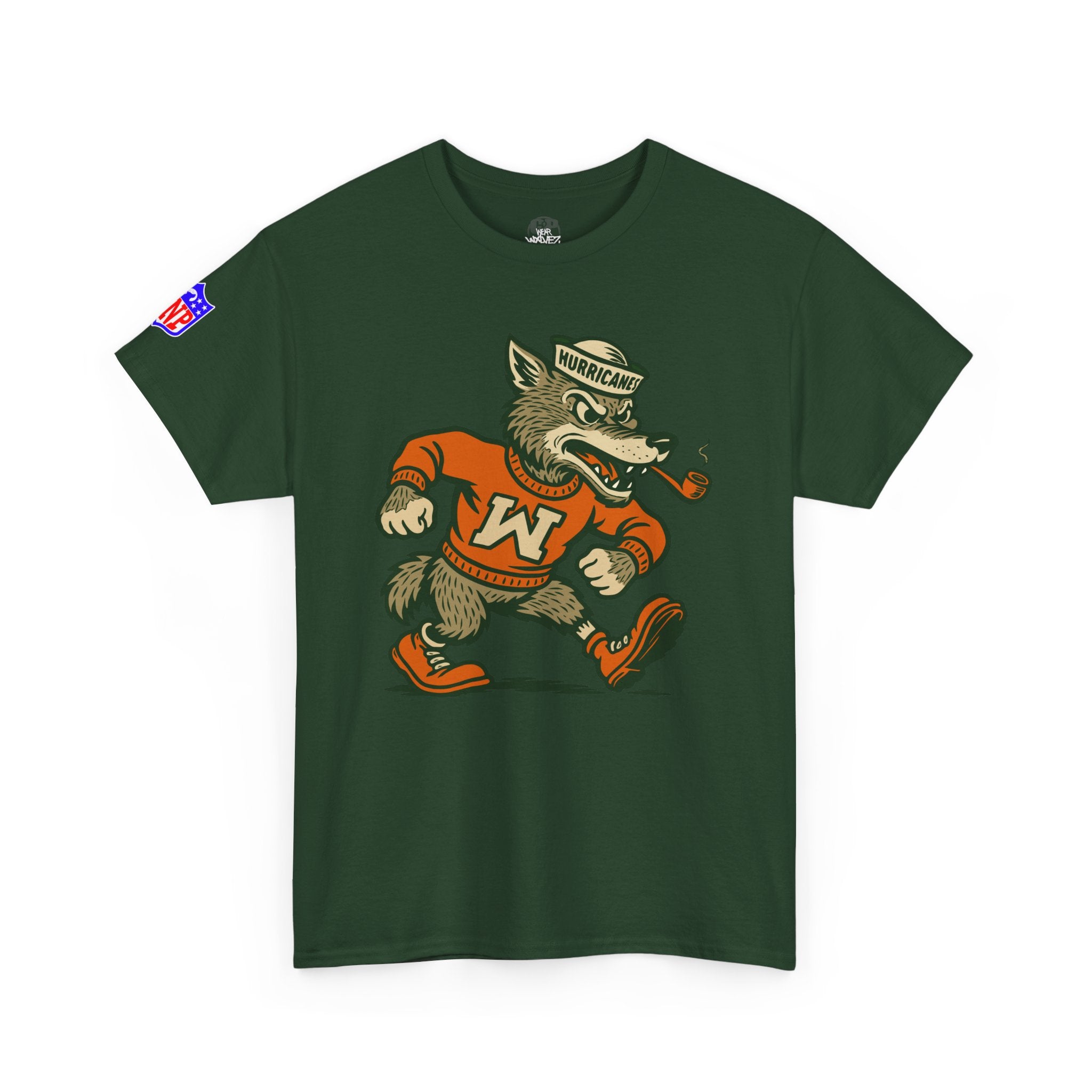 Miami Wolves mascot logo  T‑Shirt
