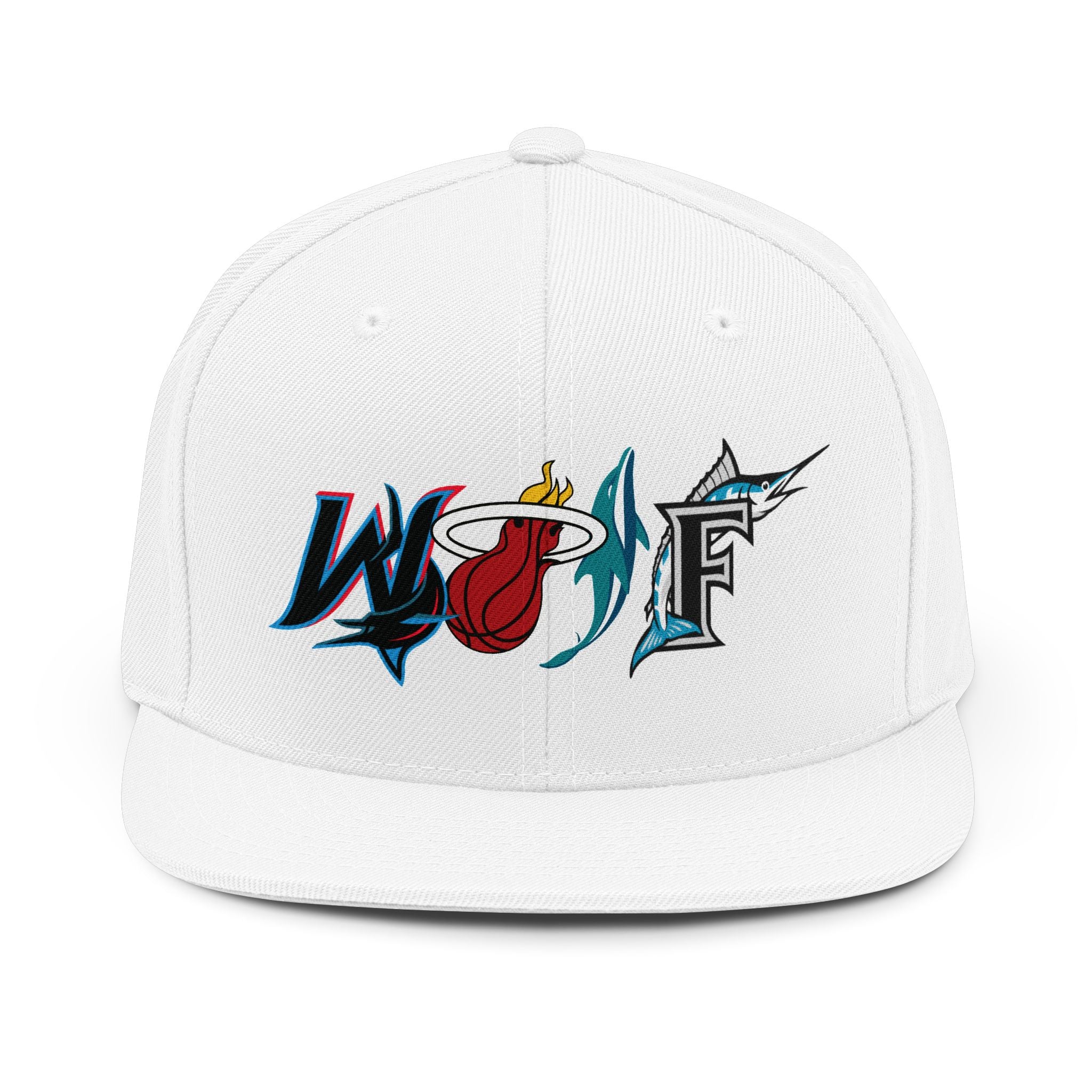 WOLF M.I.A. team logos Snapback Hat