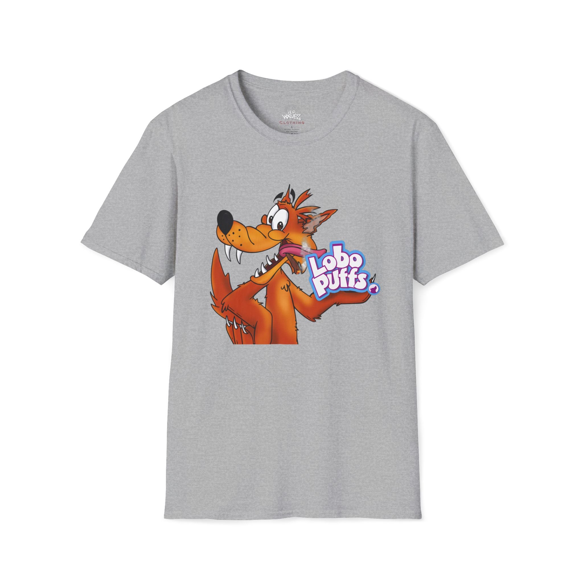 Lobo Puffs Cereal Logo Tee
