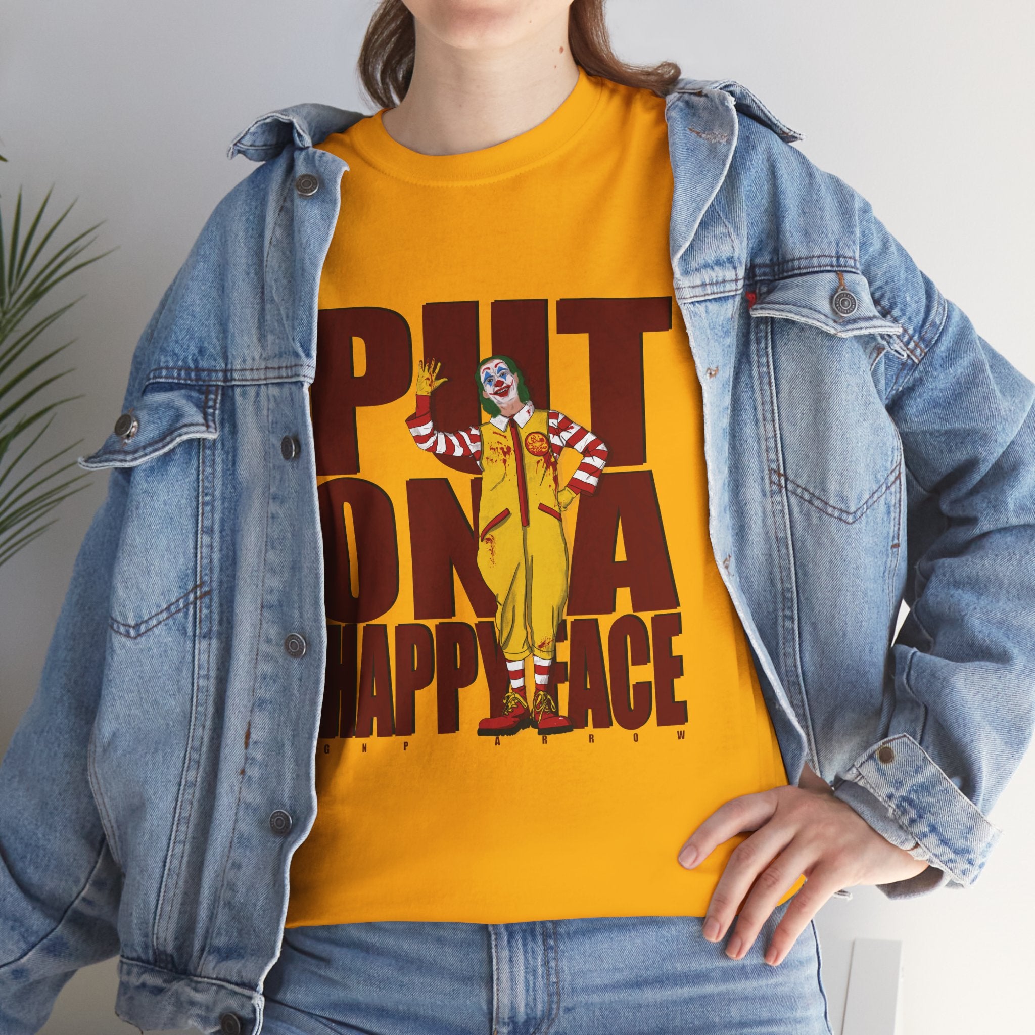 PUT ON A HAPPY FACE LOGO TEE