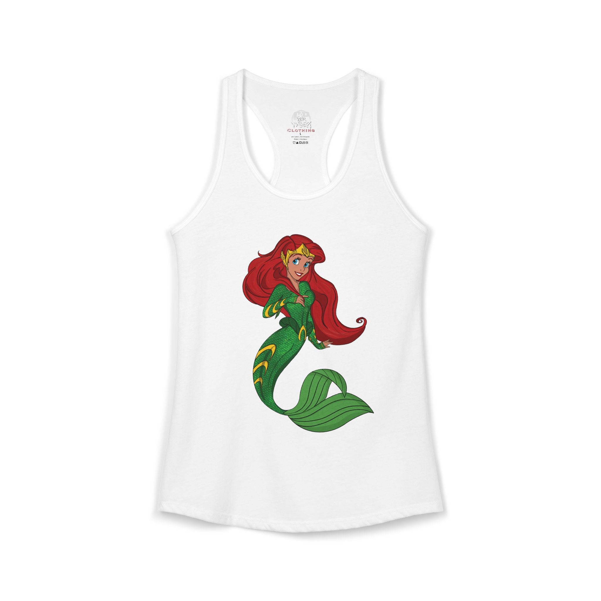 “The Little Mera-maid” Women's Ideal Racerback Tank