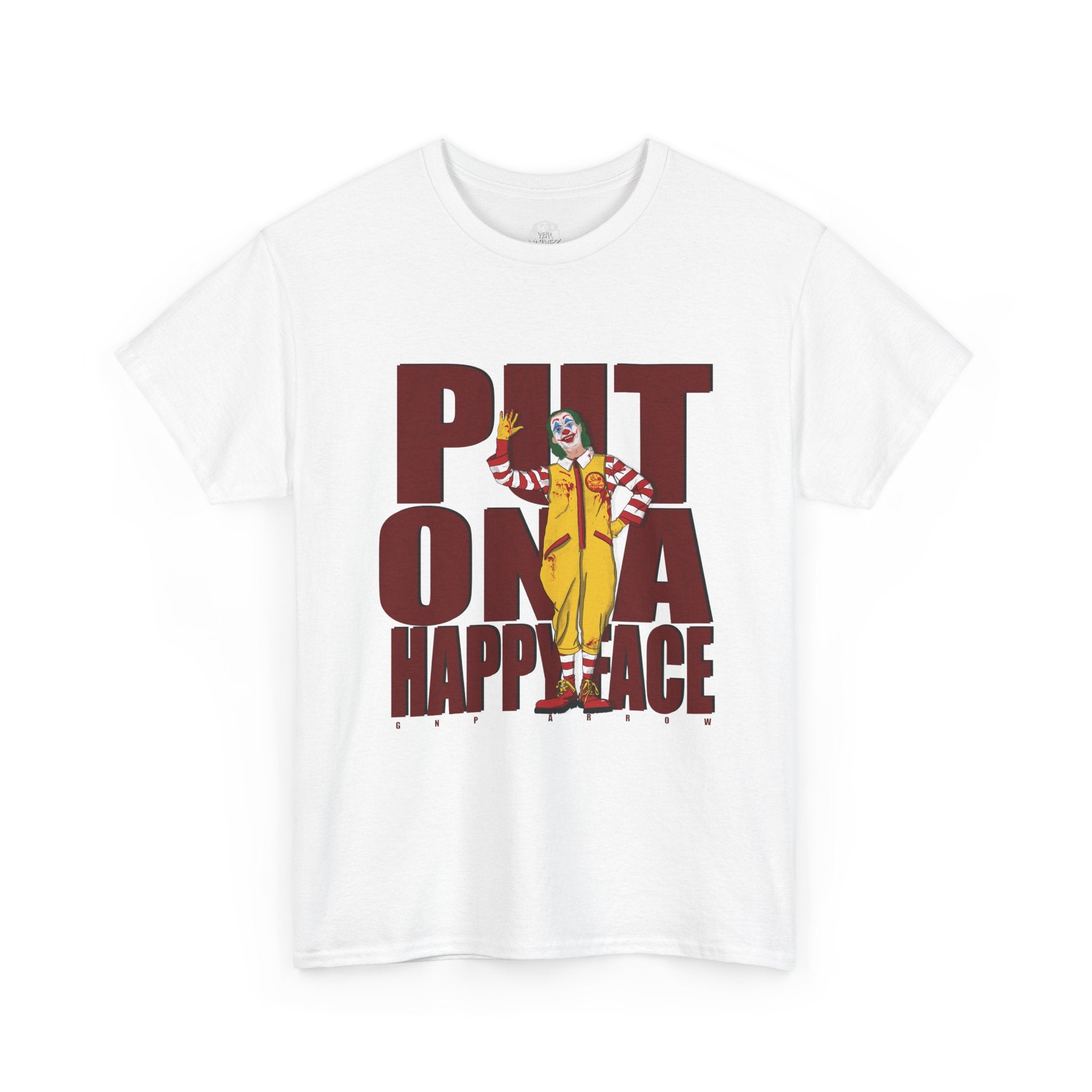 PUT ON A HAPPY FACE LOGO TEE