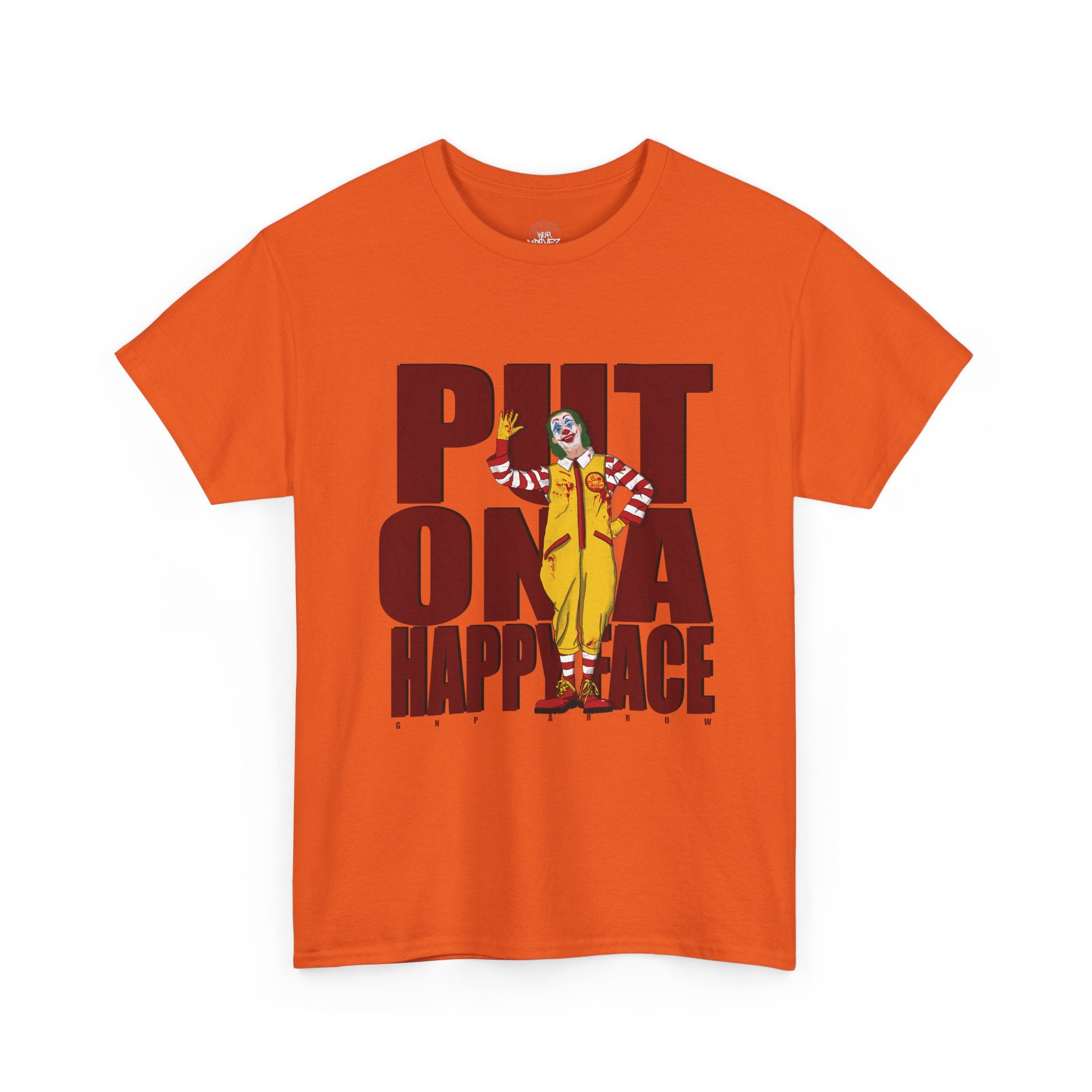 PUT ON A HAPPY FACE LOGO TEE