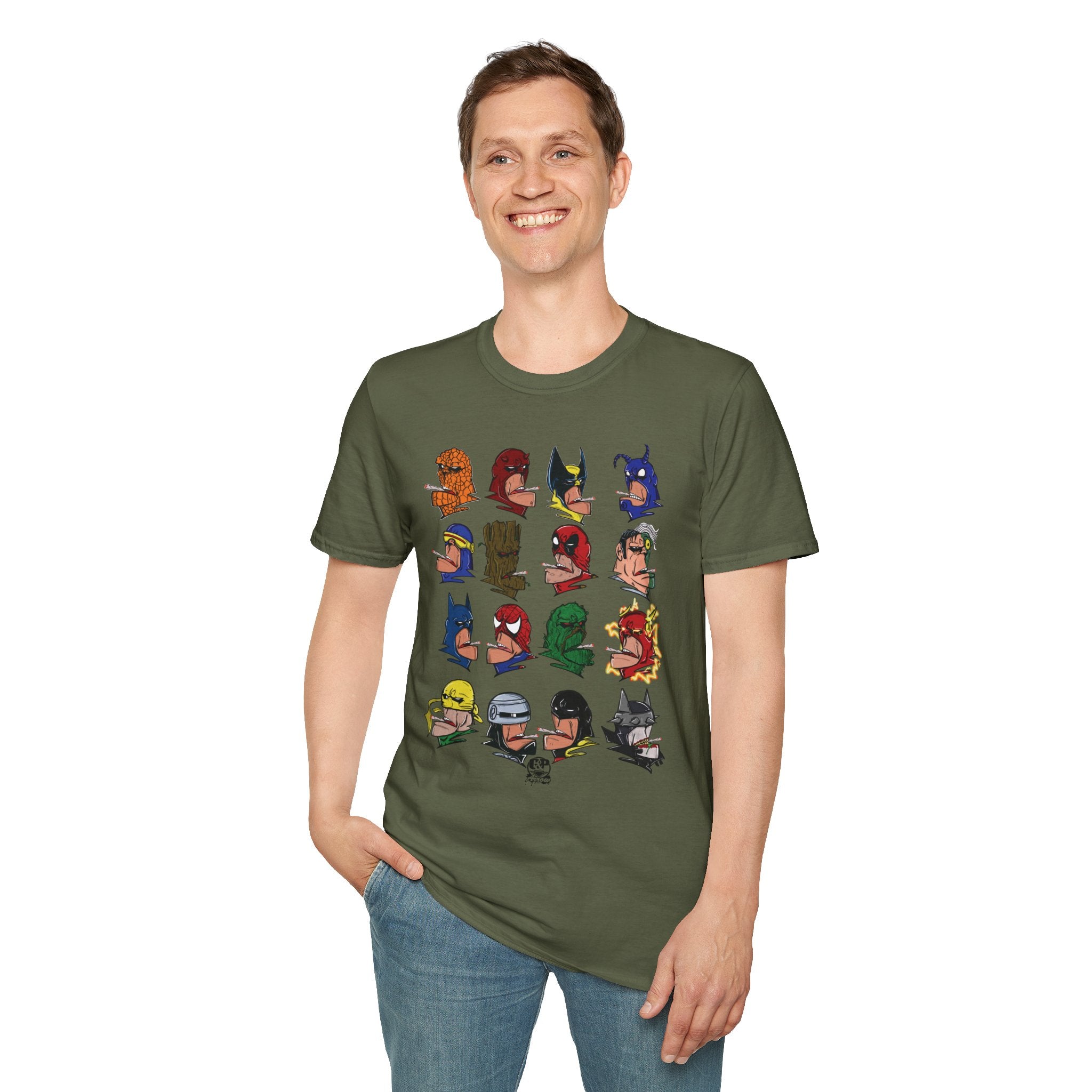 Superhero pothead Graphic T-Shirt