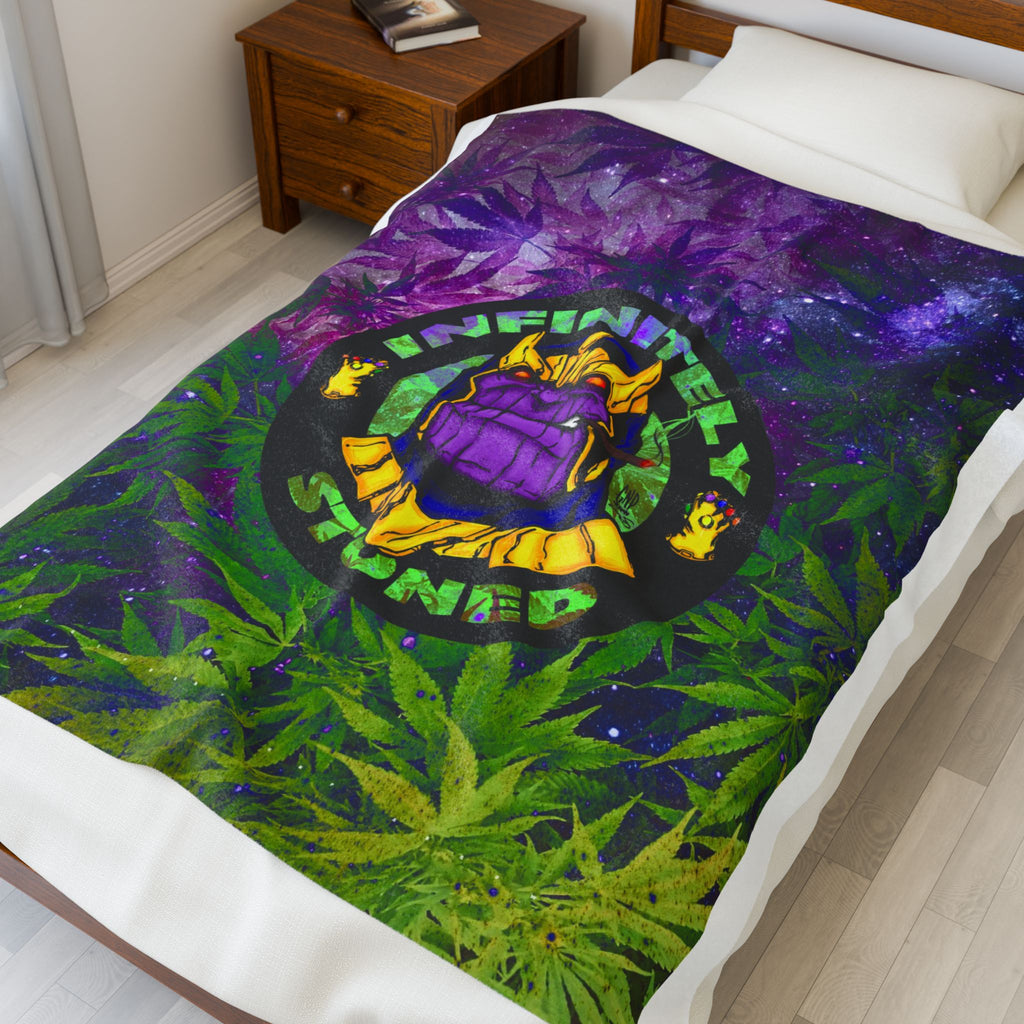 "Infinitely Stoned" -Velveteen Plush Blanket