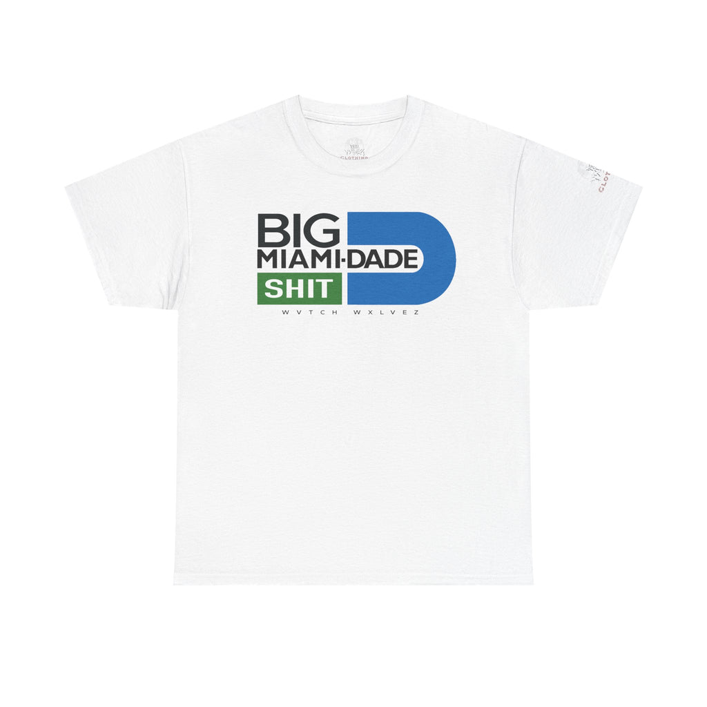 White Tee Big Miami Dade  tee