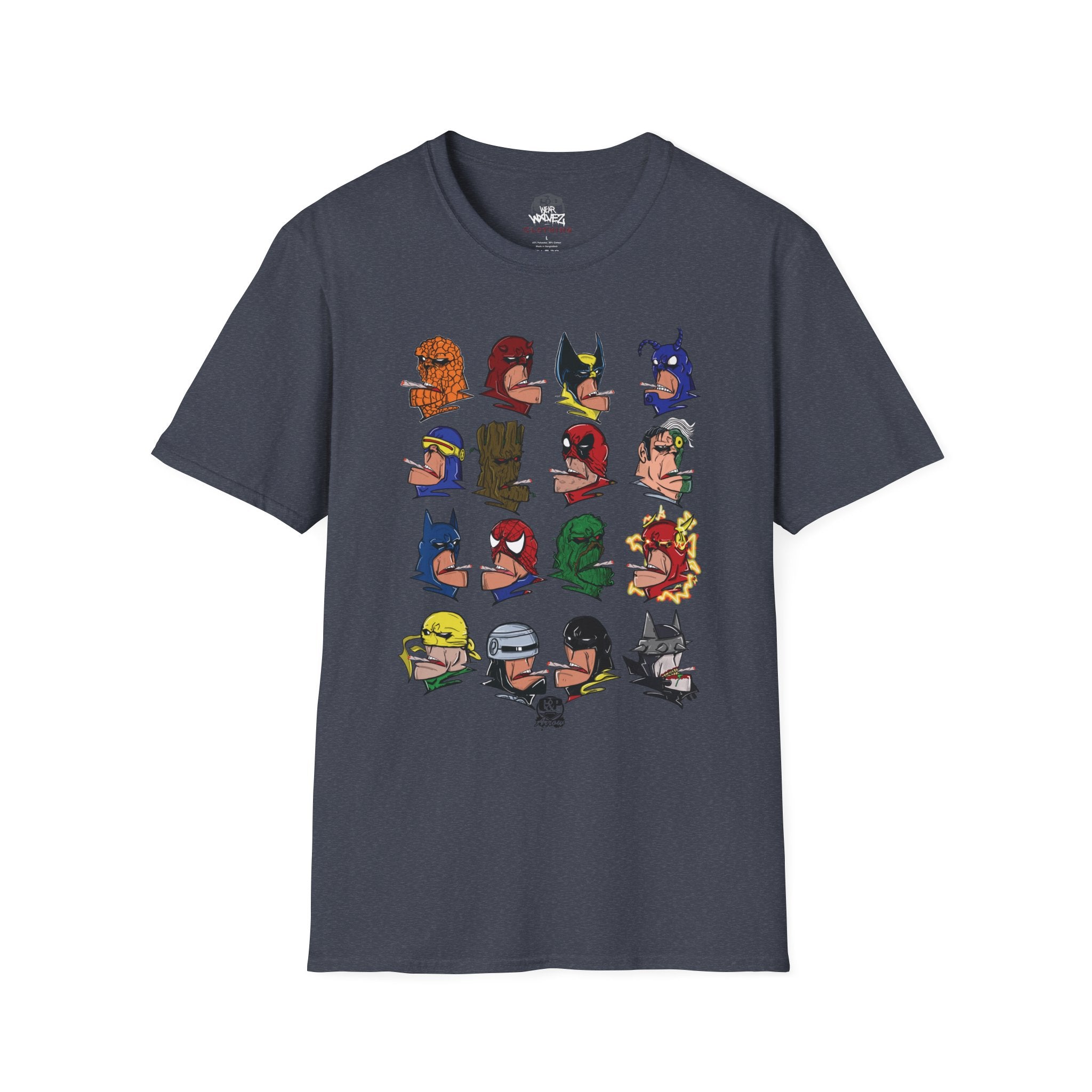 Superhero pothead Graphic T-Shirt