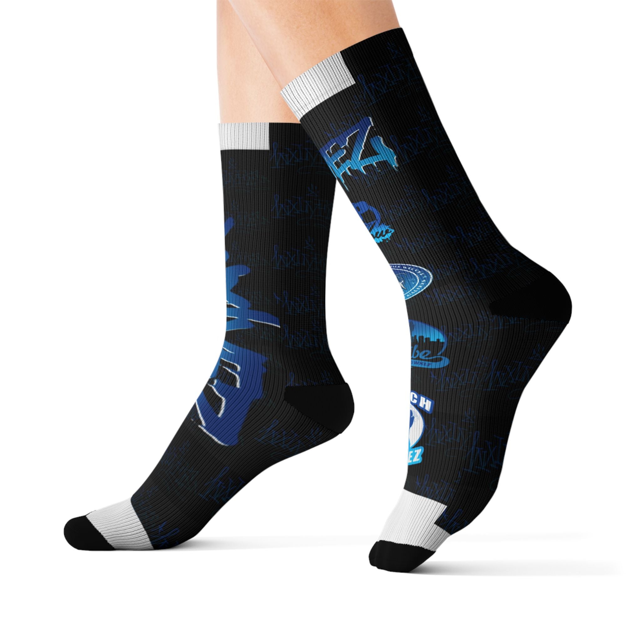 WXLVEZ Graffiti Socks — Crew Socks
