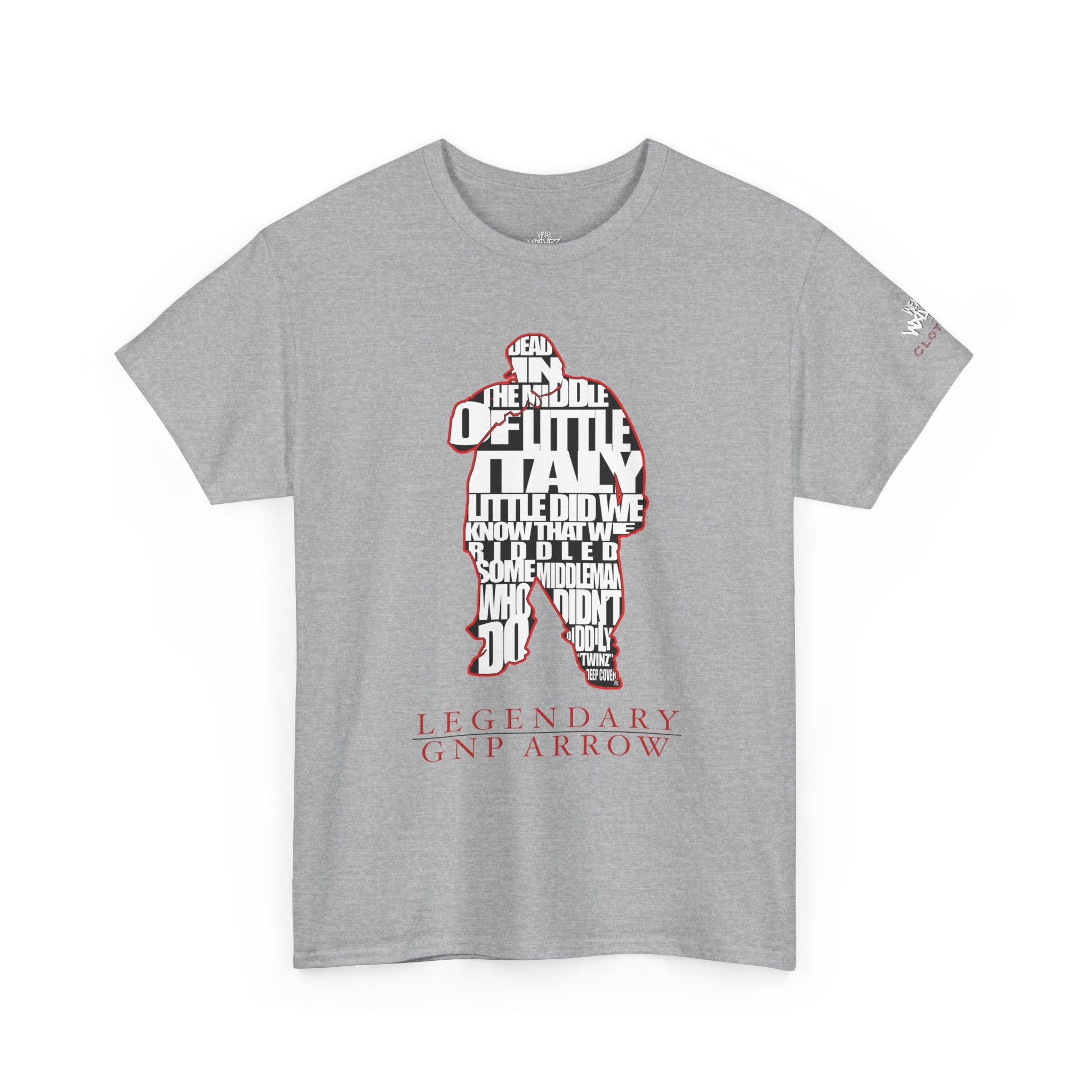 PUN “dead in the middle of little Italy”  TEE