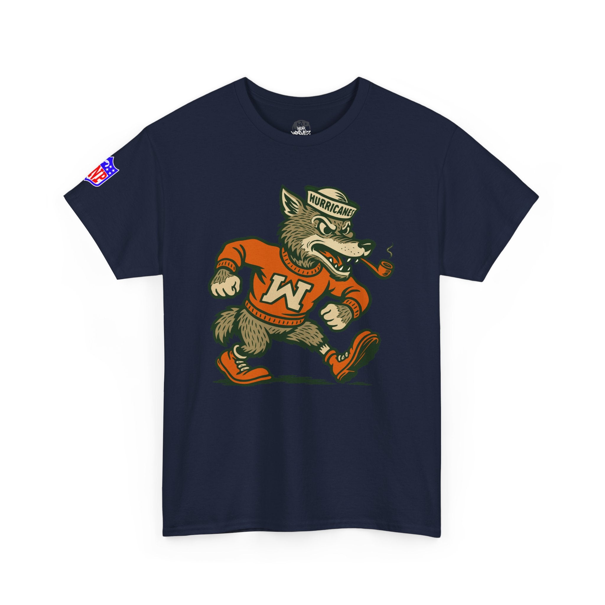 Miami Wolves mascot logo  T‑Shirt