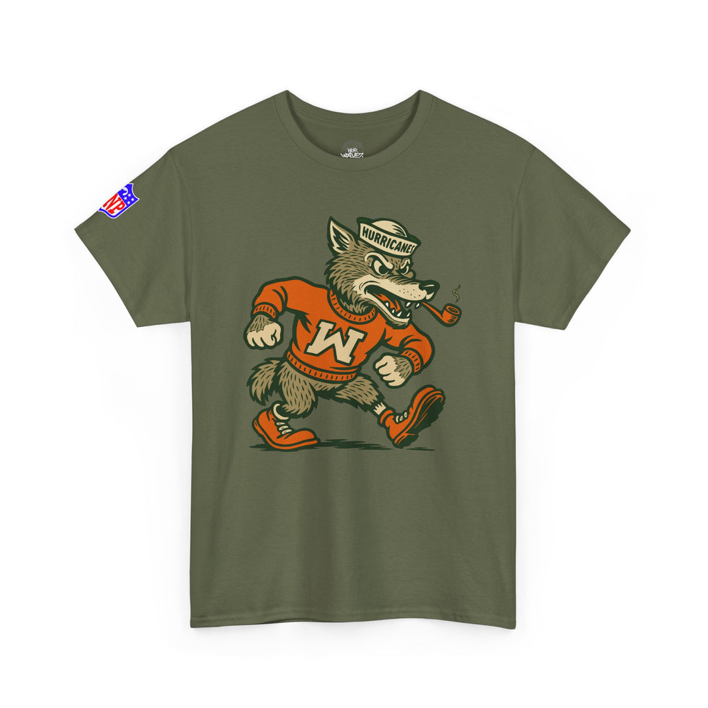 Miami Wolves mascot logo  T‑Shirt