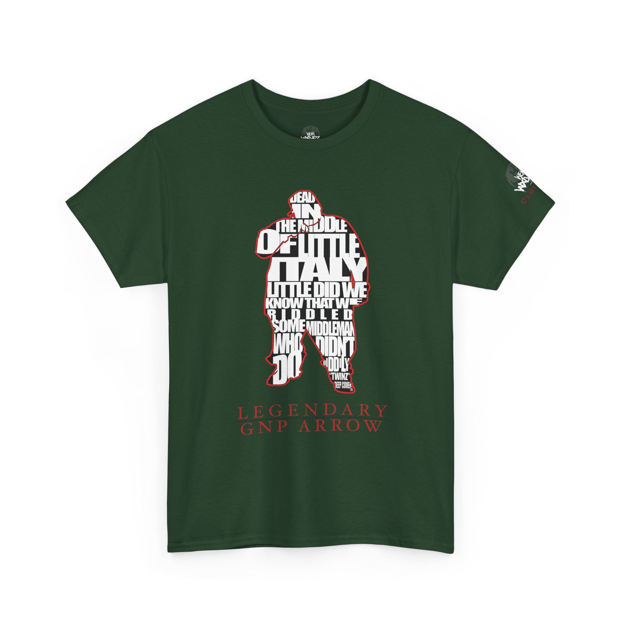 PUN “dead in the middle of little Italy”  TEE
