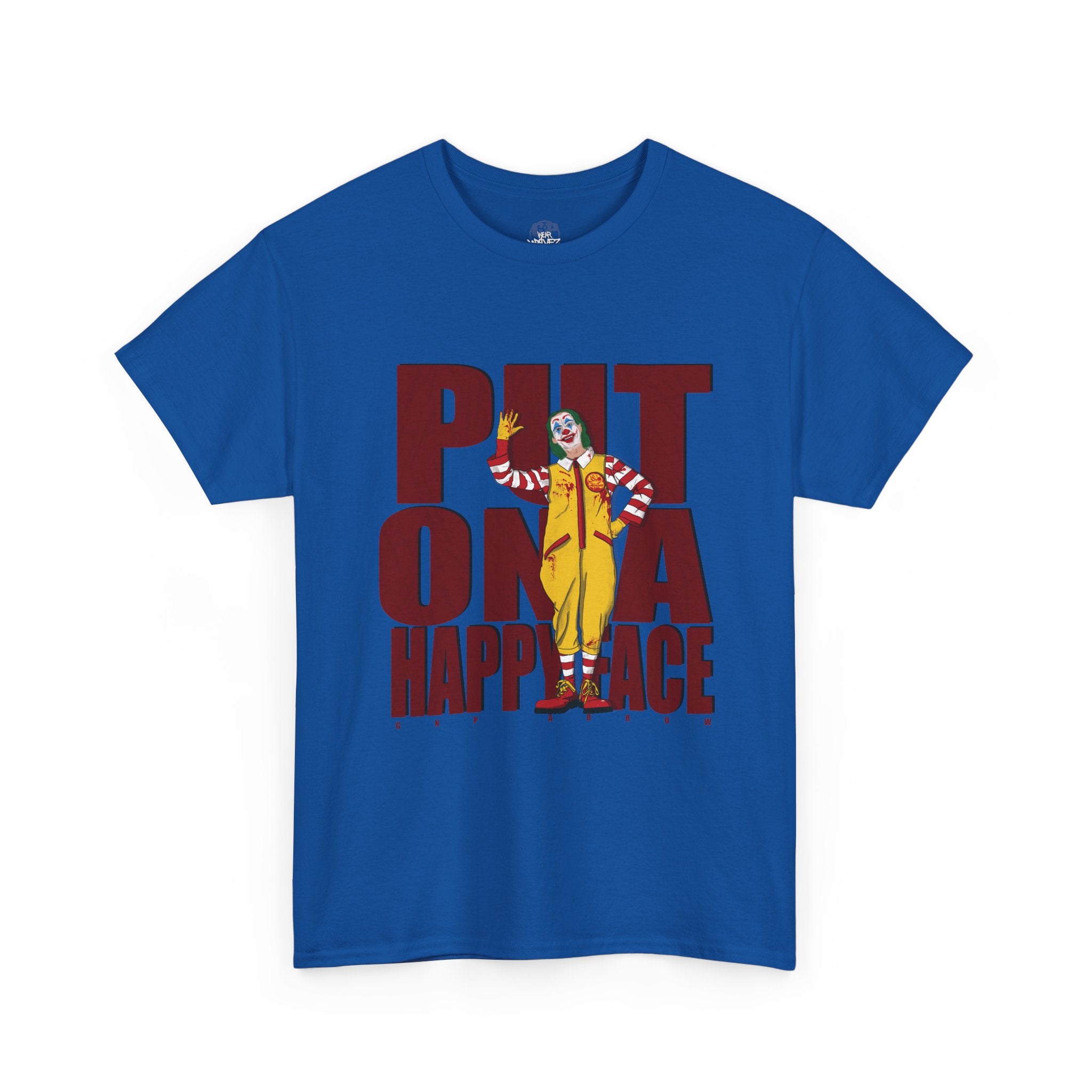 PUT ON A HAPPY FACE LOGO TEE