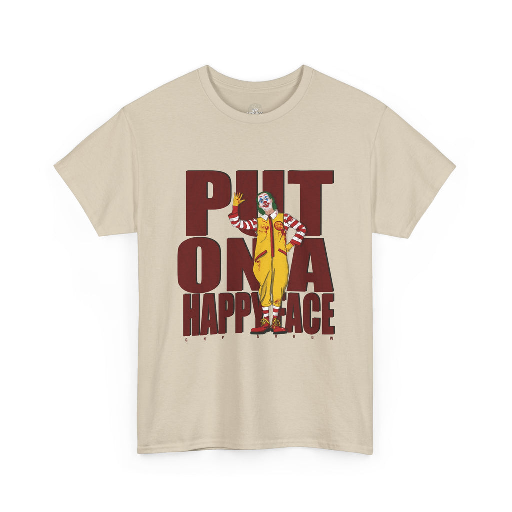 PUT ON A HAPPY FACE LOGO TEE