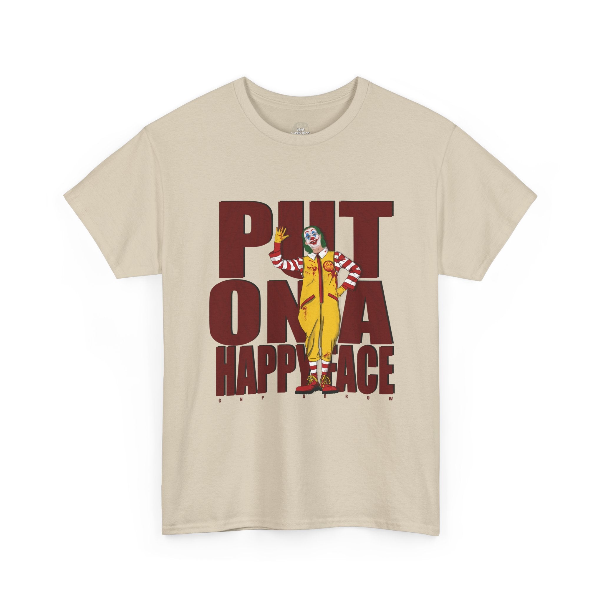 PUT ON A HAPPY FACE LOGO TEE