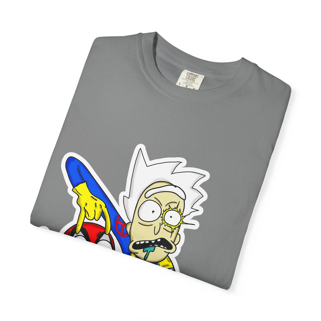 Rick and Morty/DeadPool & Cable graphic tee