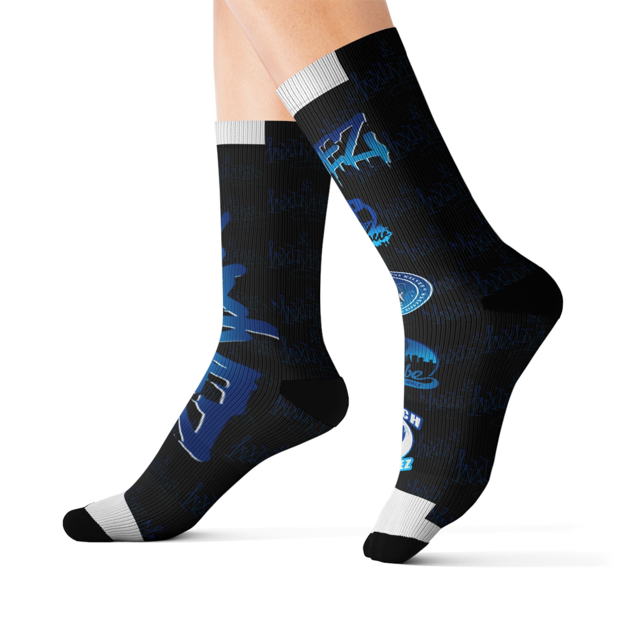 WXLVEZ Graffiti Socks — Crew Socks