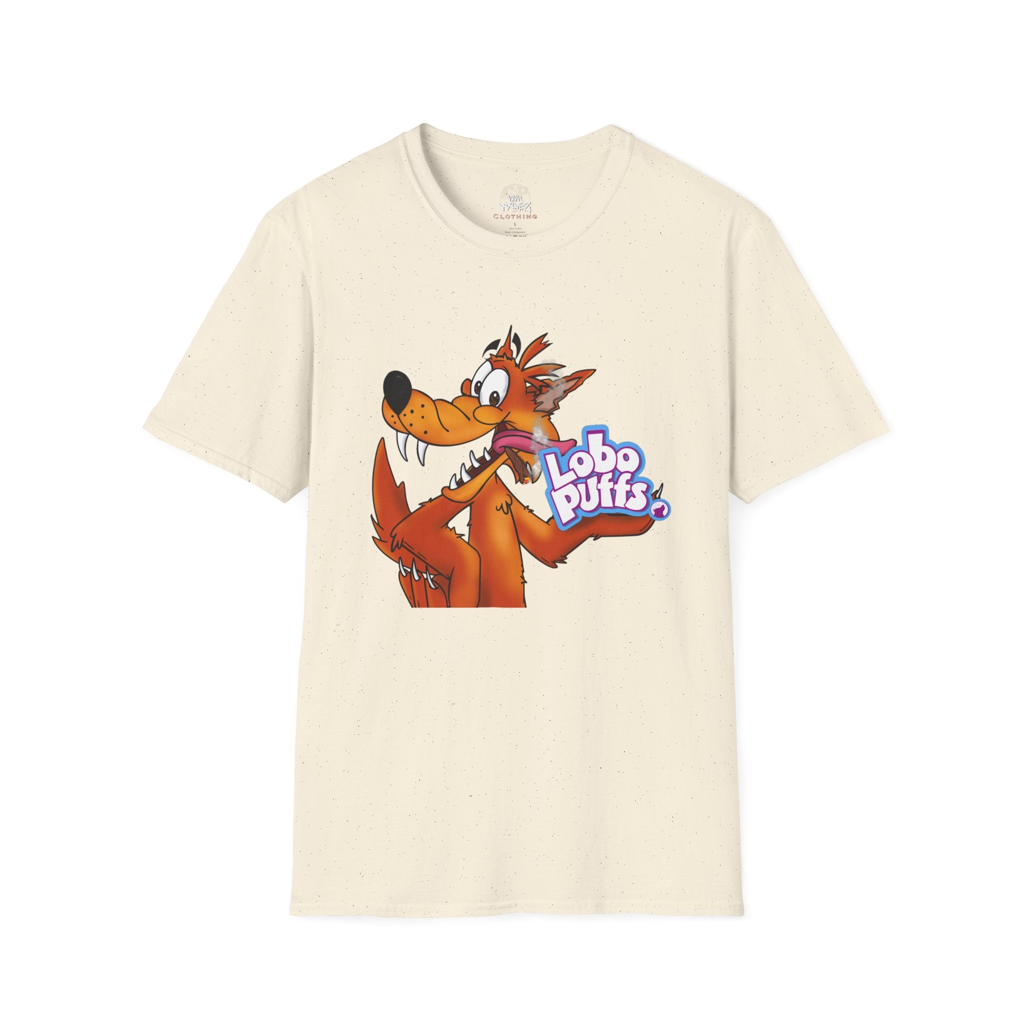 Lobo Puffs Cereal Logo Tee