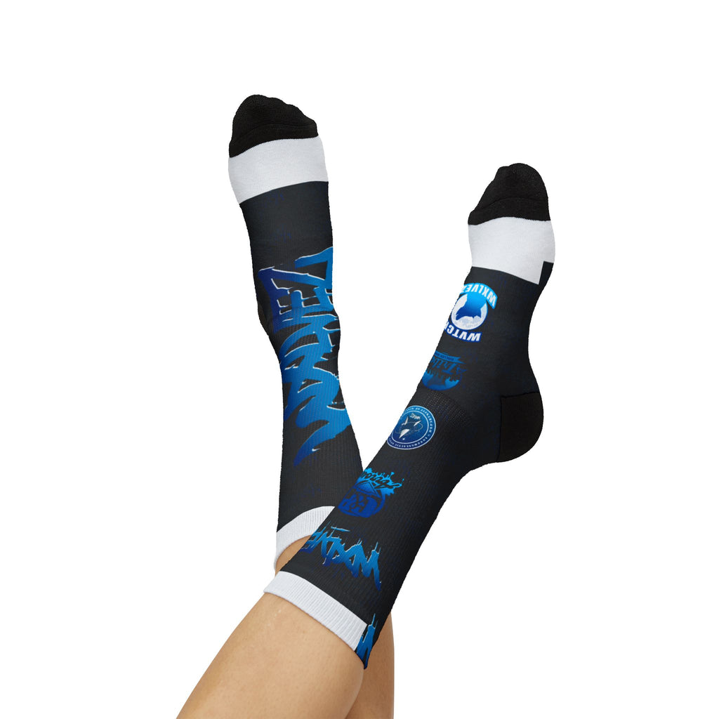 WXLVEZ Graffiti Socks — Crew Socks