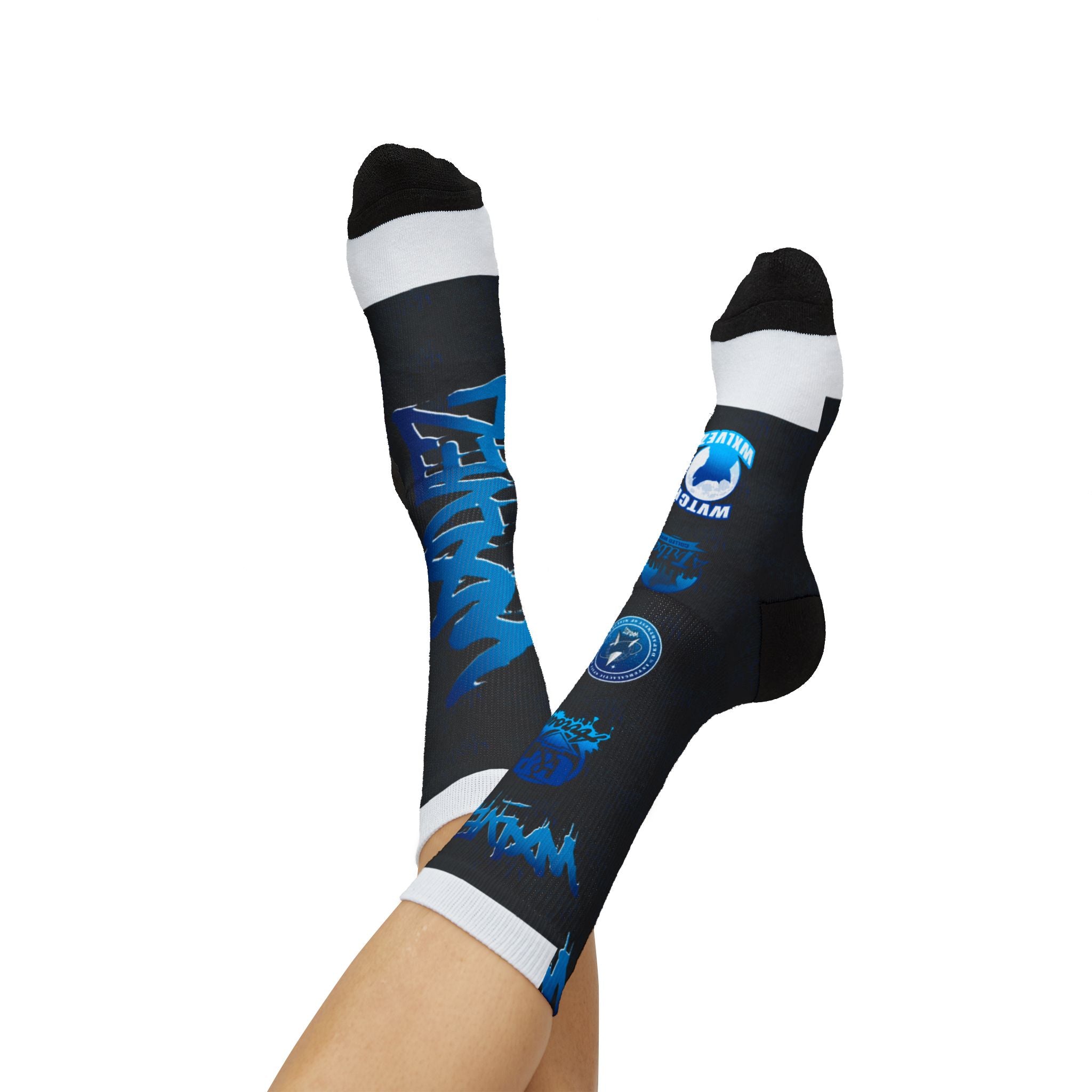 WXLVEZ Graffiti Socks — Crew Socks
