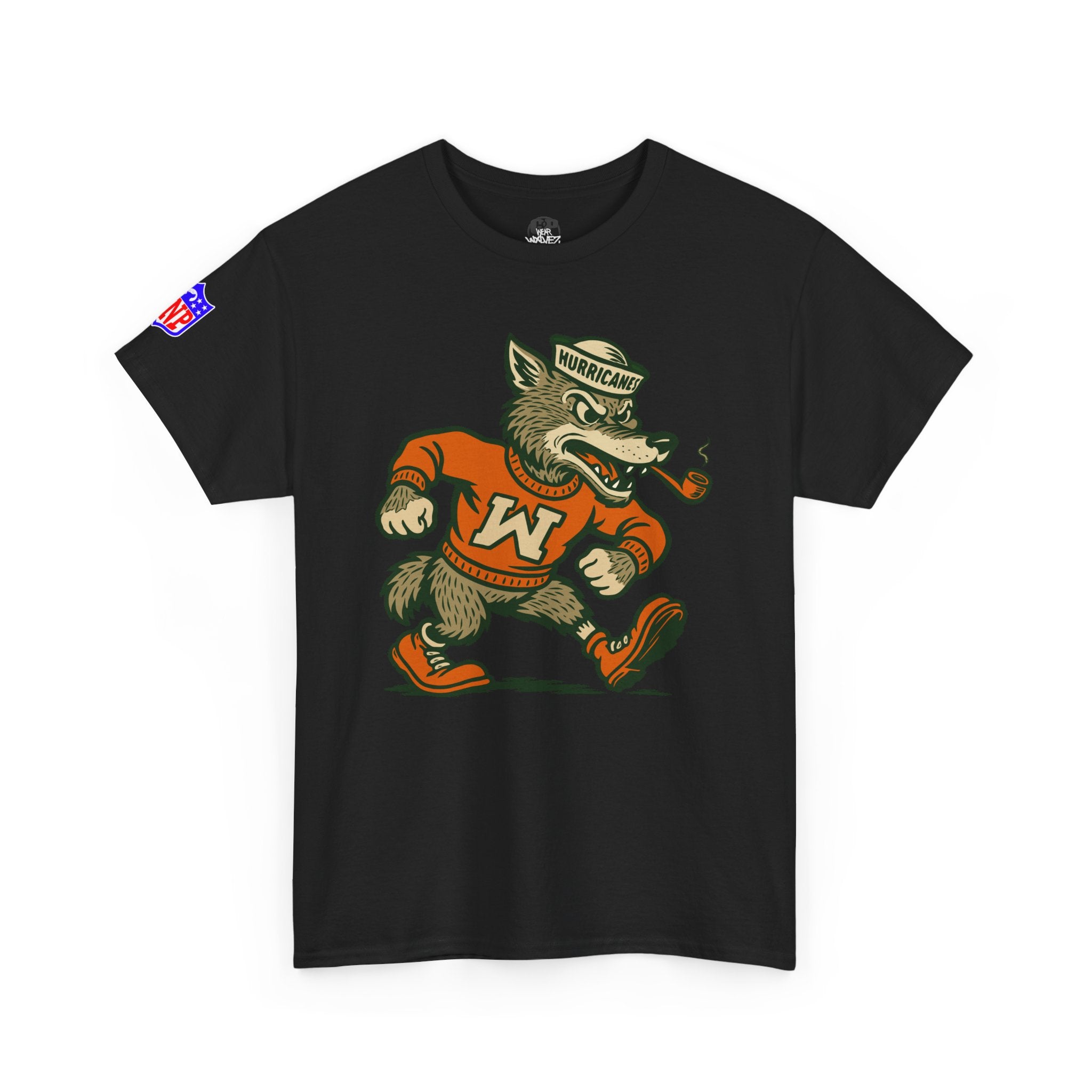 Miami Wolves mascot logo  T‑Shirt