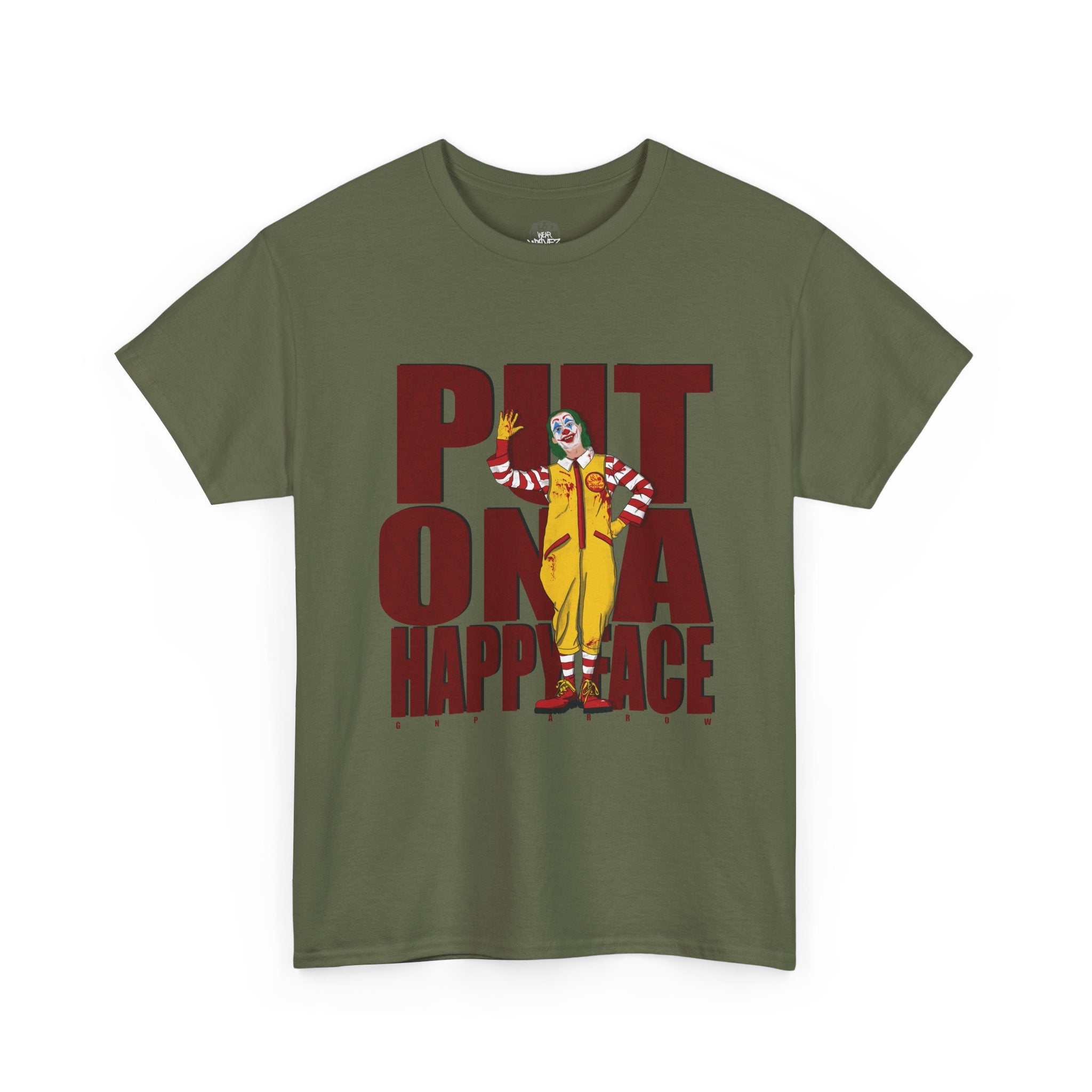 PUT ON A HAPPY FACE LOGO TEE