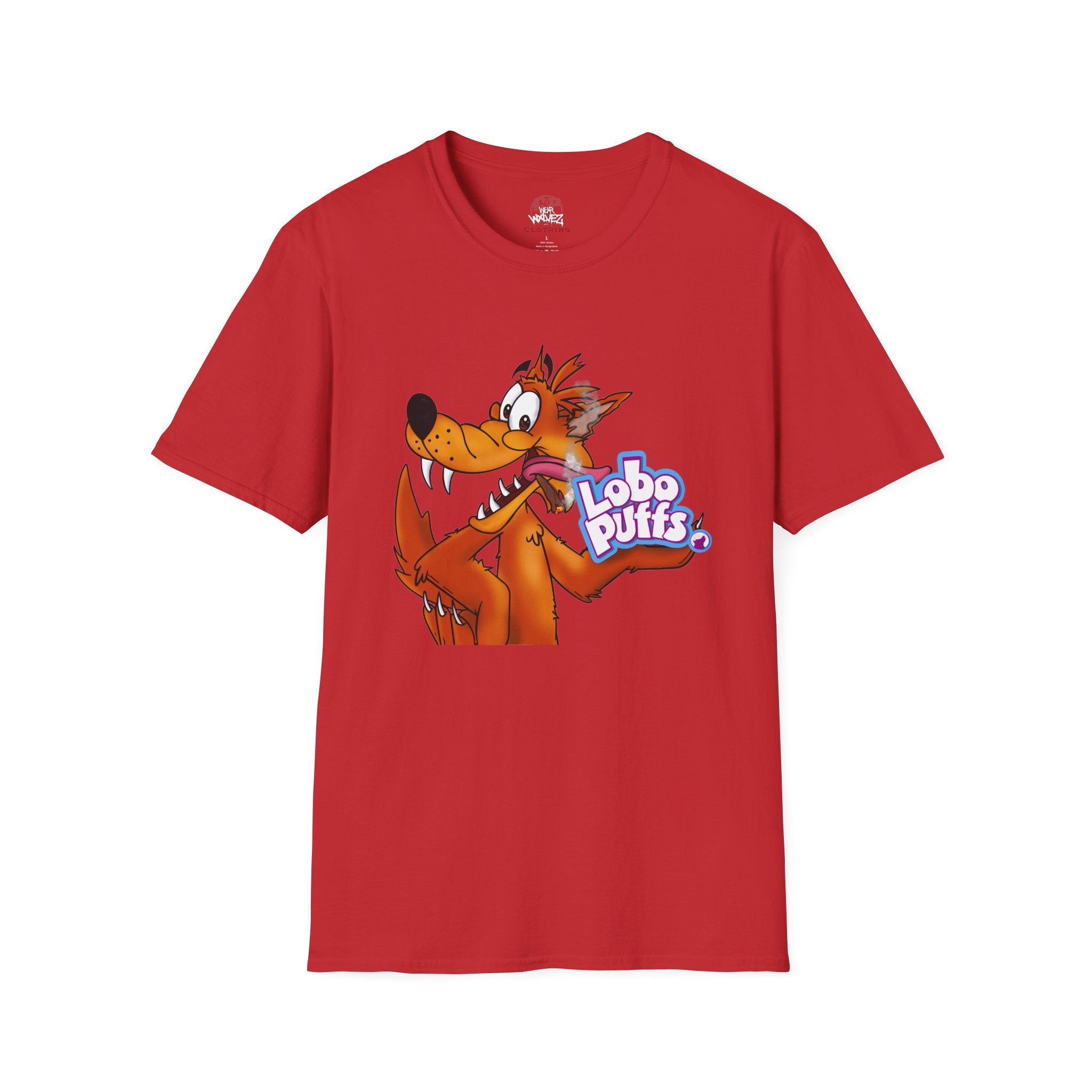 Lobo Puffs Cereal Logo Tee