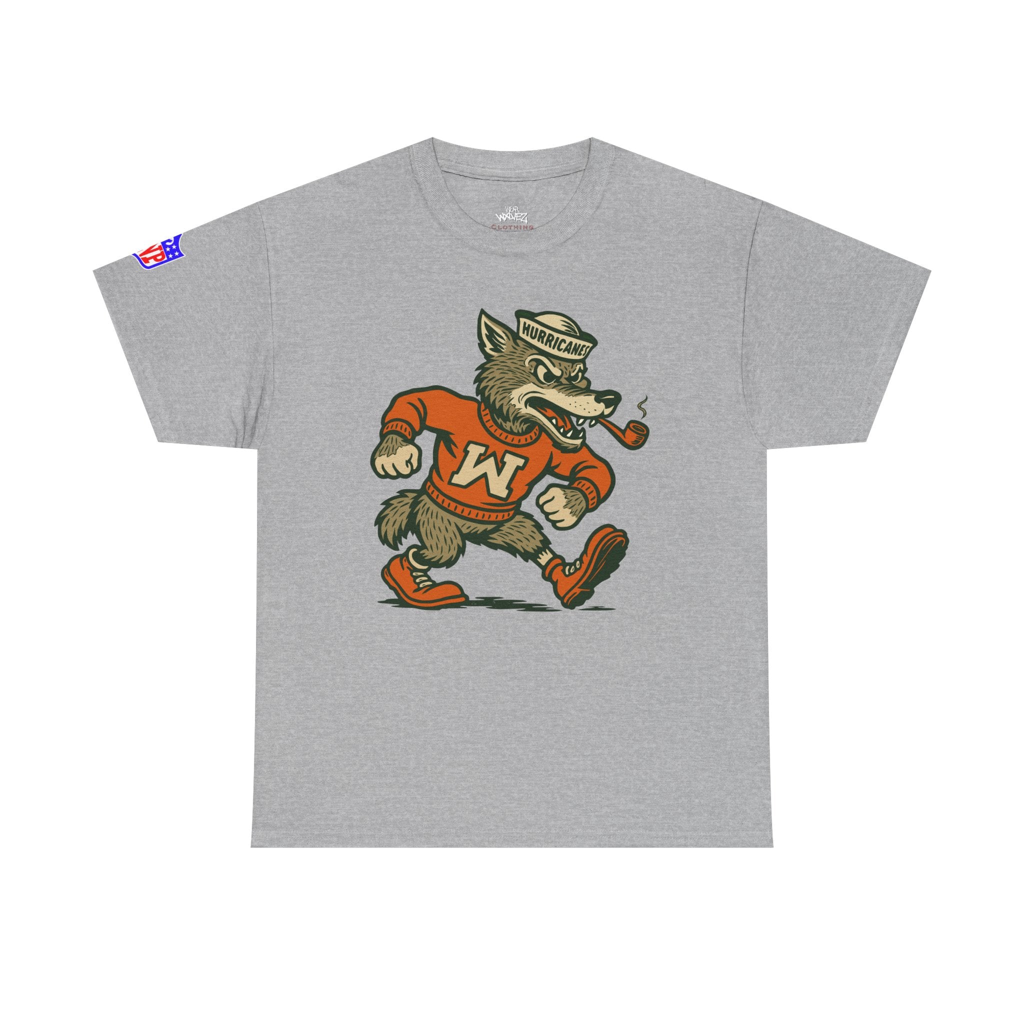 Miami Wolves mascot logo  T‑Shirt