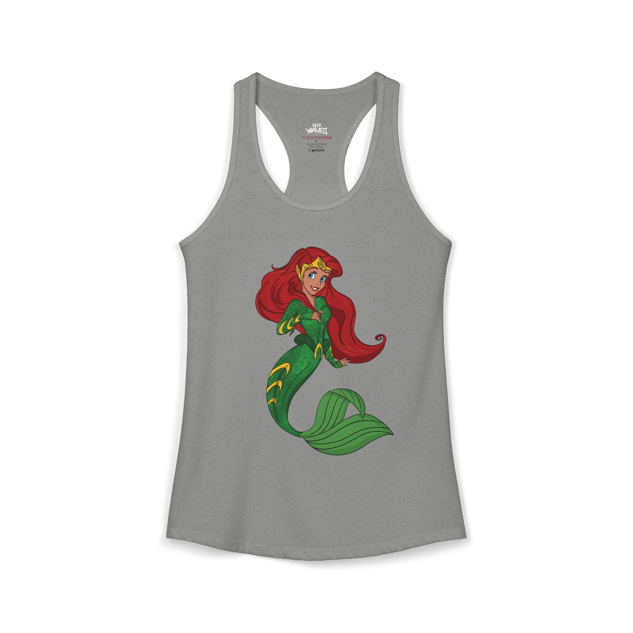 “The Little Mera-maid” Women's Ideal Racerback Tank