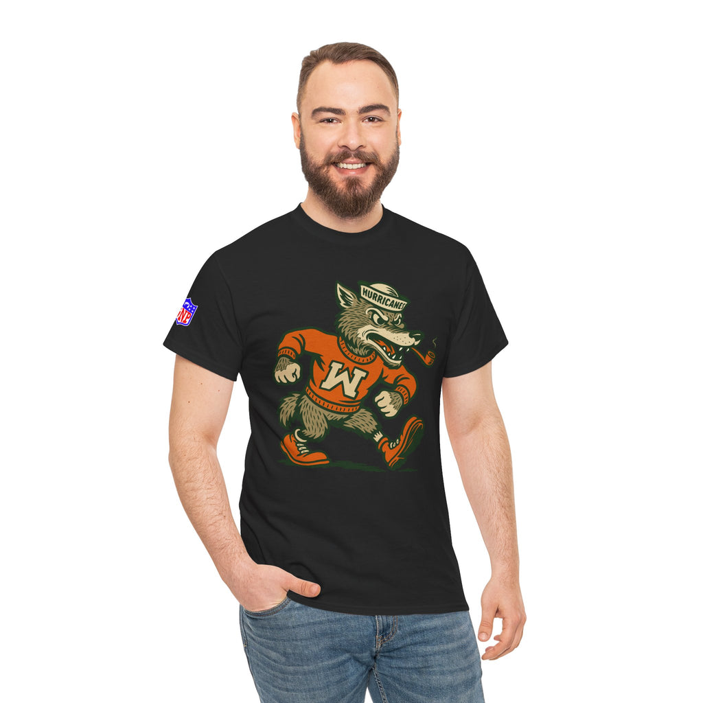 Miami Wolves mascot logo  T‑Shirt