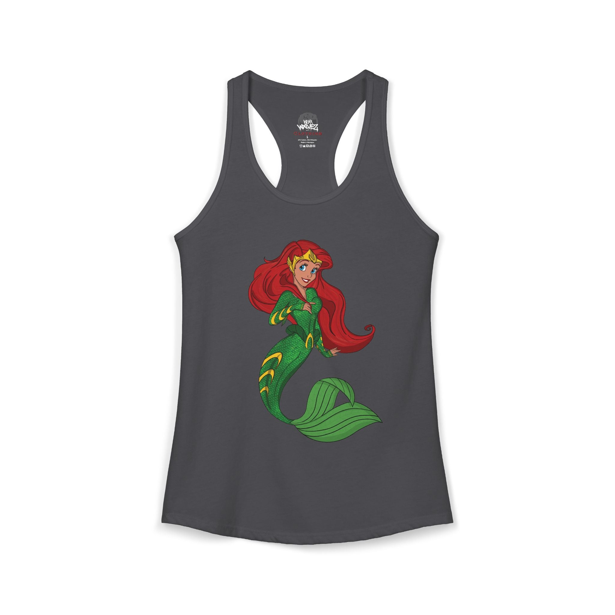 “The Little Mera-maid” Women's Ideal Racerback Tank