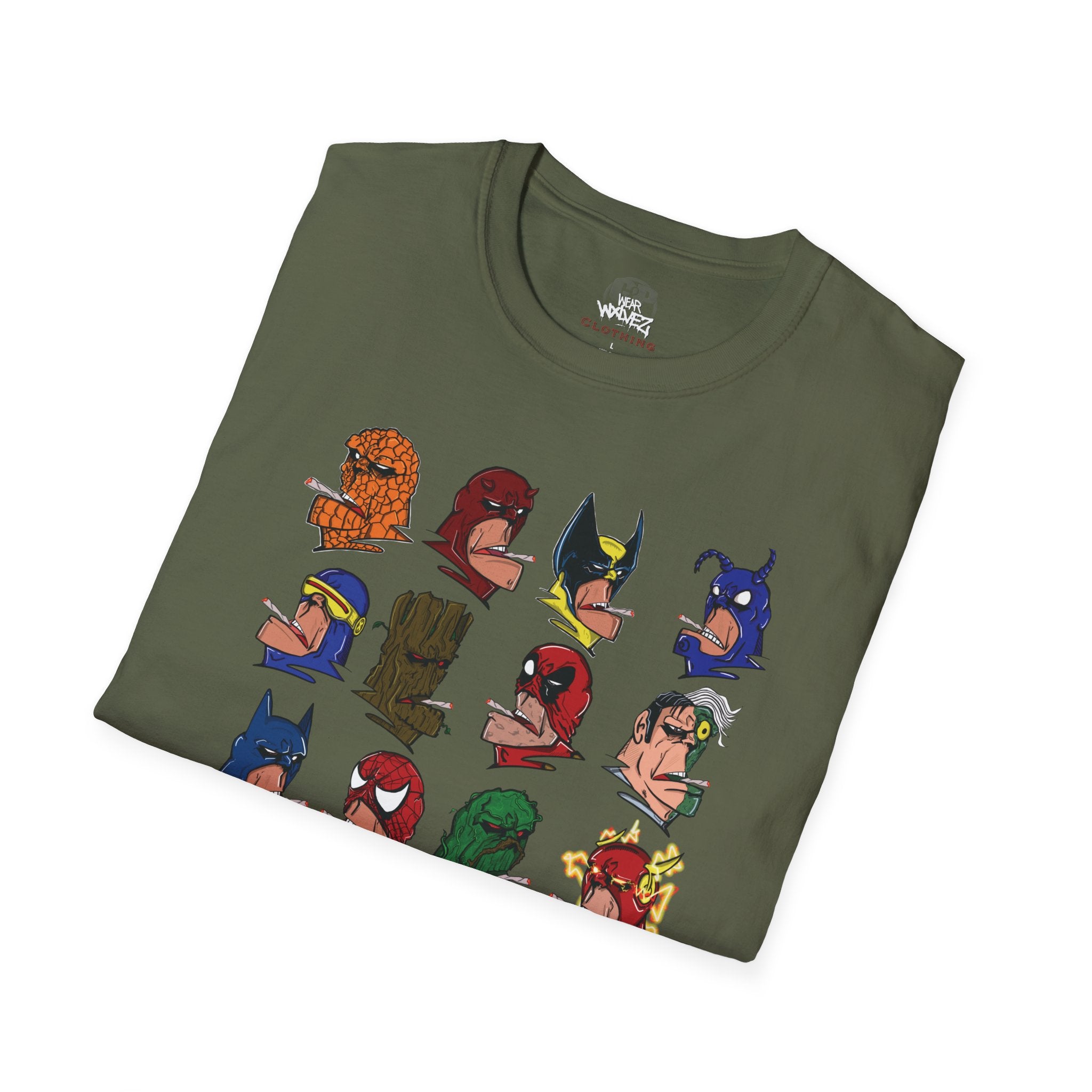 Superhero pothead Graphic T-Shirt