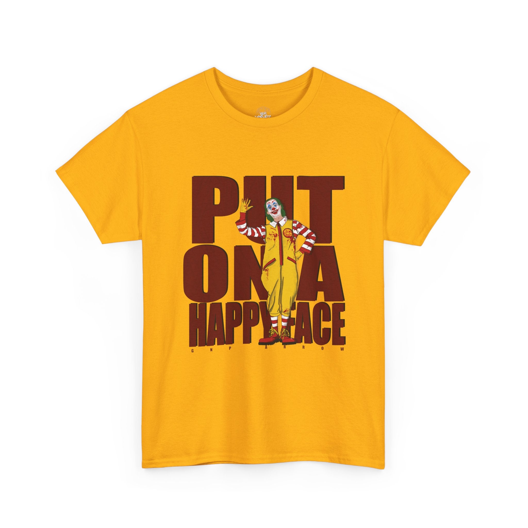 PUT ON A HAPPY FACE LOGO TEE