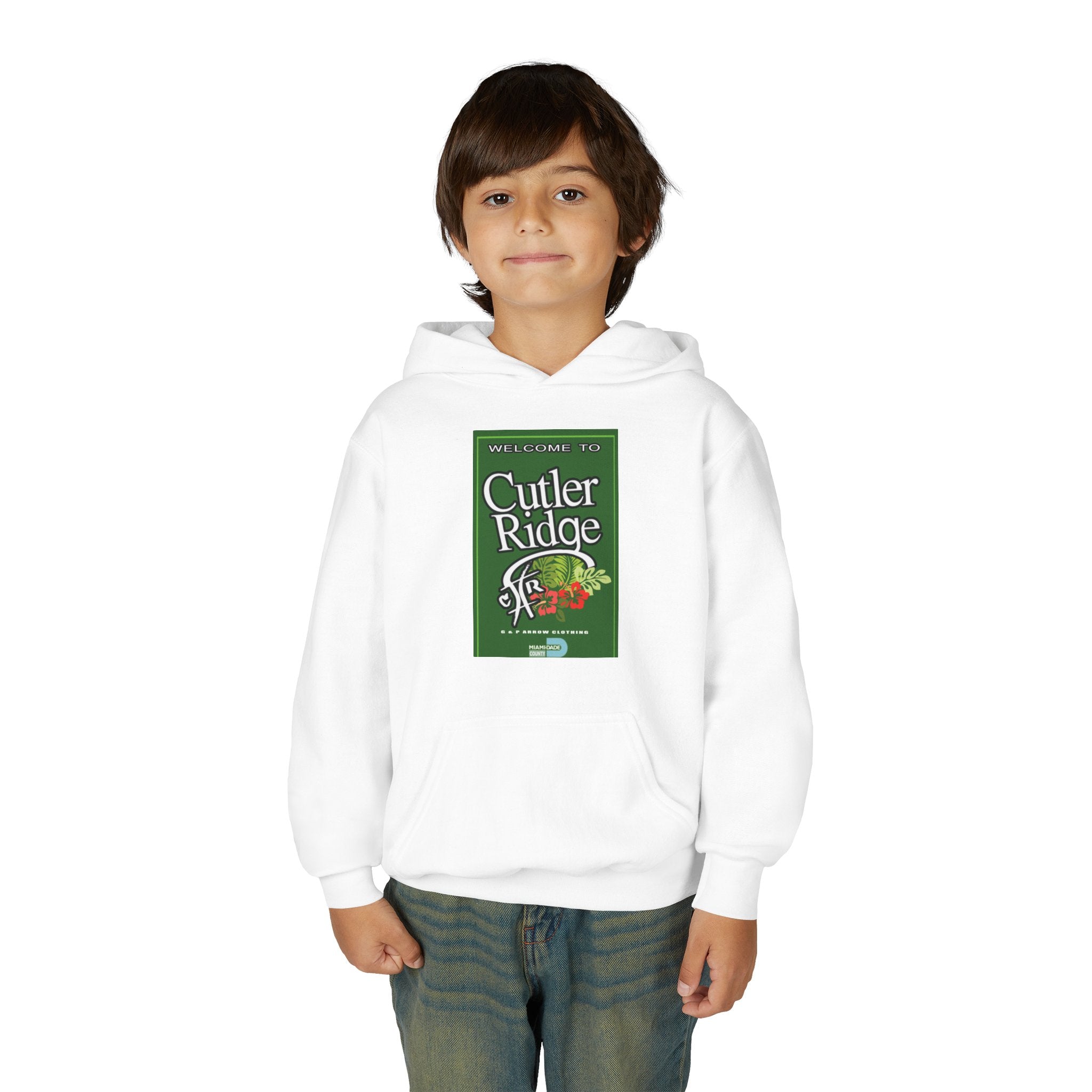 Welcome to Cutler Ridge sign  Youth Hoodie