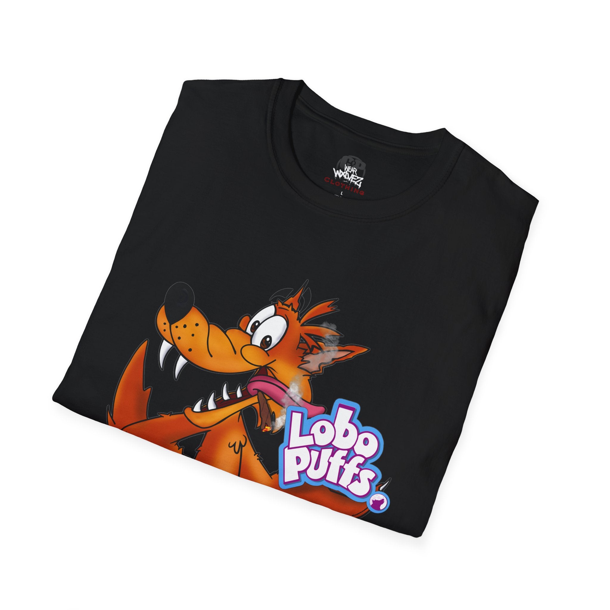 Lobo Puffs Cereal Logo Tee