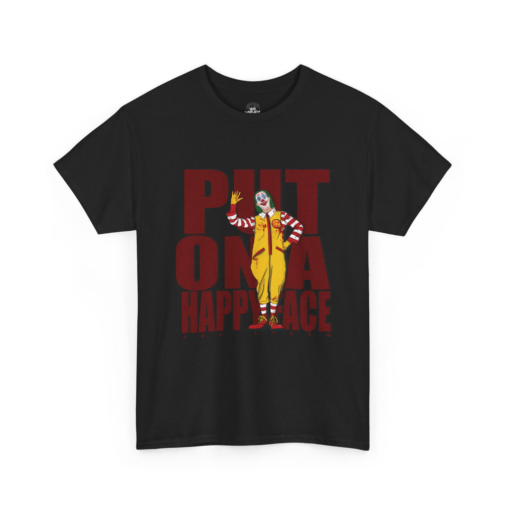 PUT ON A HAPPY FACE LOGO TEE