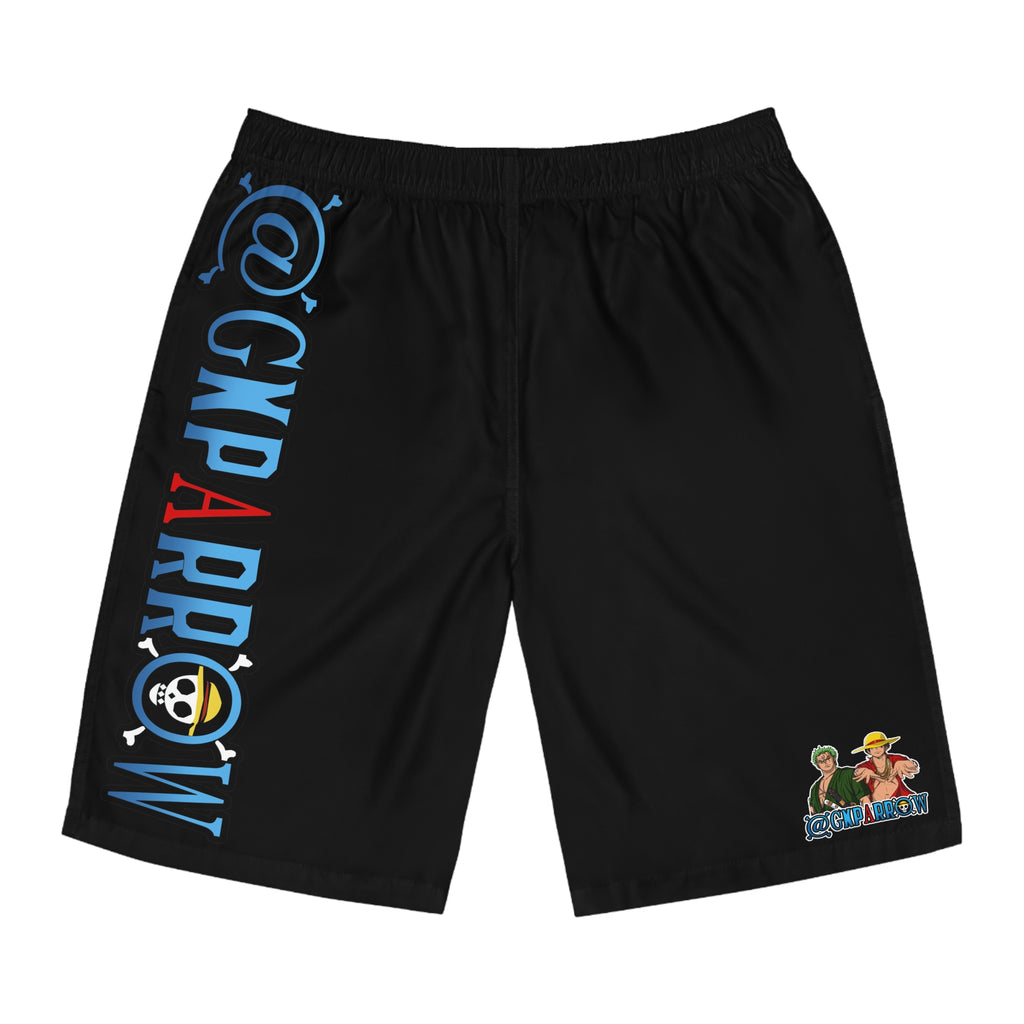 GNP STRAW HATS   black Graffiti Board Shorts