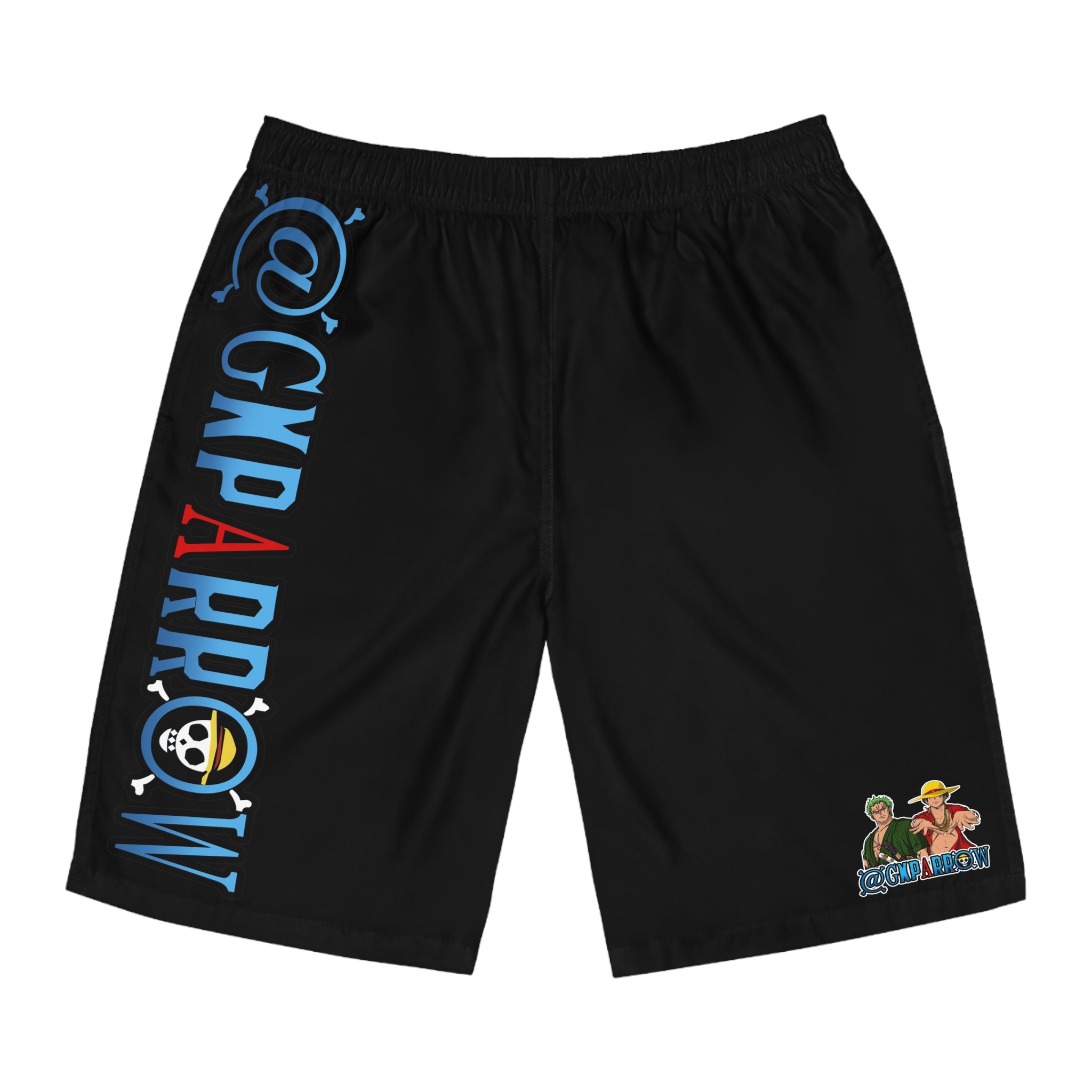 GNP STRAW HATS   black Graffiti Board Shorts
